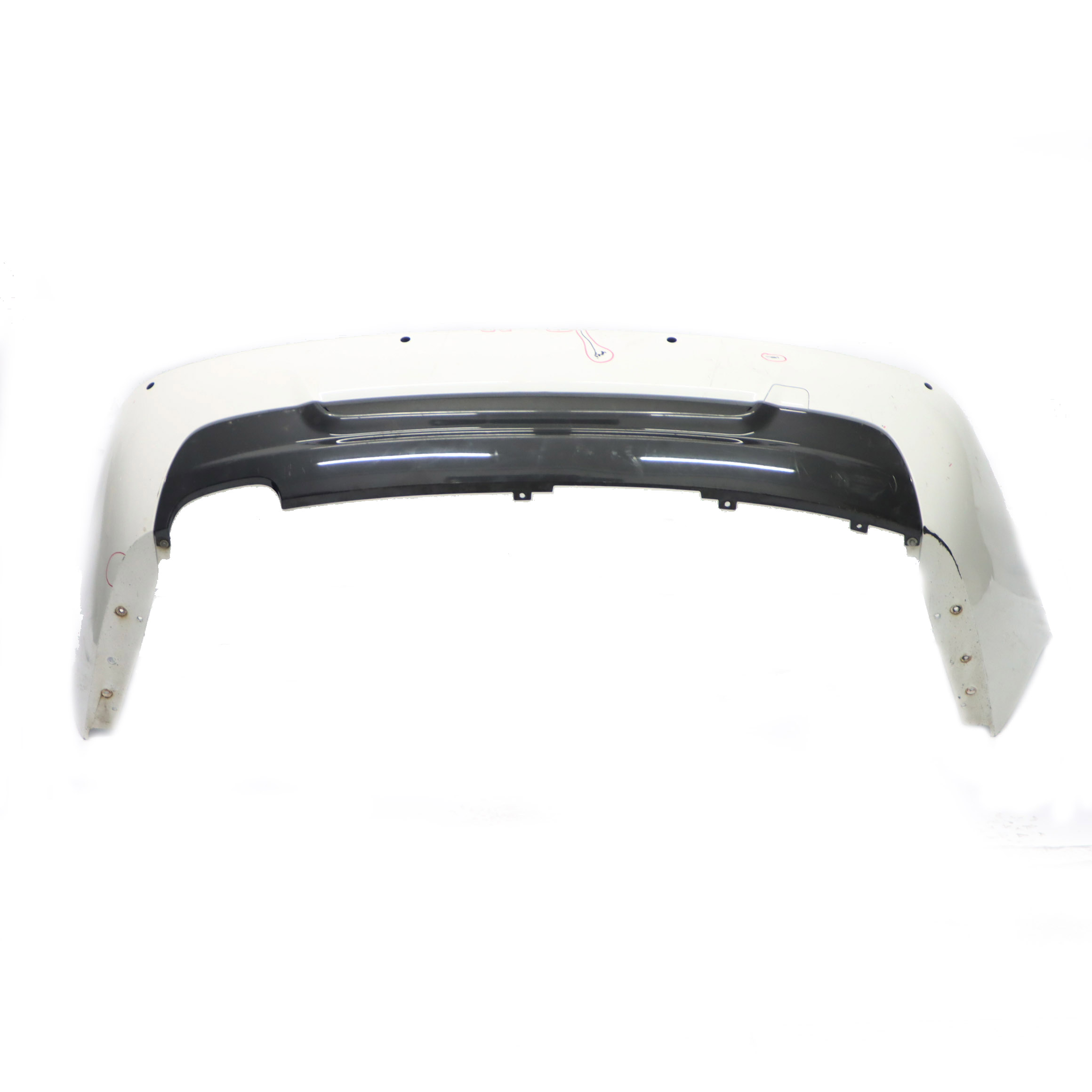 BMW E92 E93 Rear Bumper Coupe Convertible M Sport PDC Alpinweiss White - 300