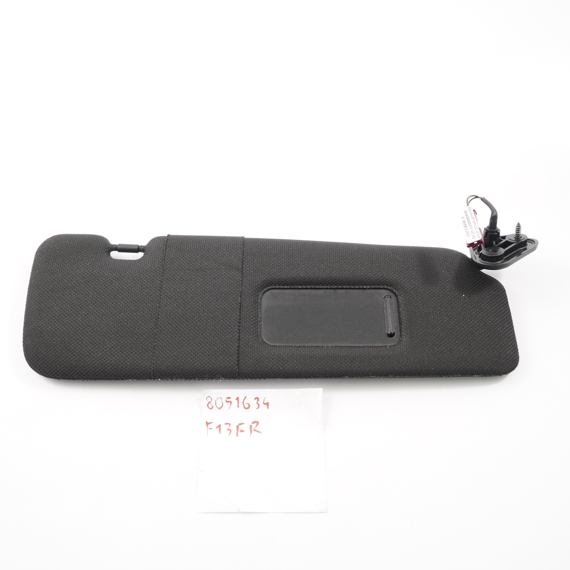 Sun Visor BMW F06 F13 Sunvisor Mirror Trim Panel Right O/S Anthracite 8051634