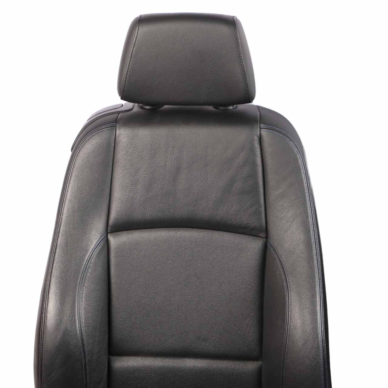 Leather Seats BMW E88 M Sport Black Boston Blue Thread Seat Door Cards