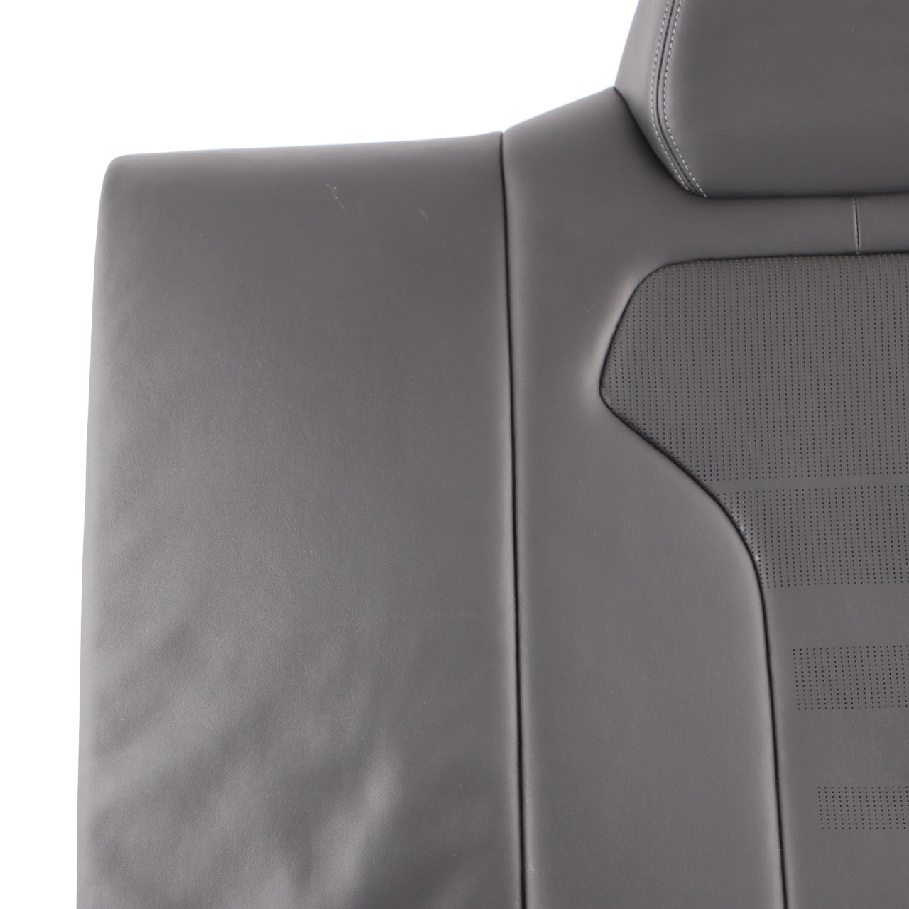 BMW F82 M4 Seat Backrest Black Leather Merino Rear Left N/S Back Seat Back Cover