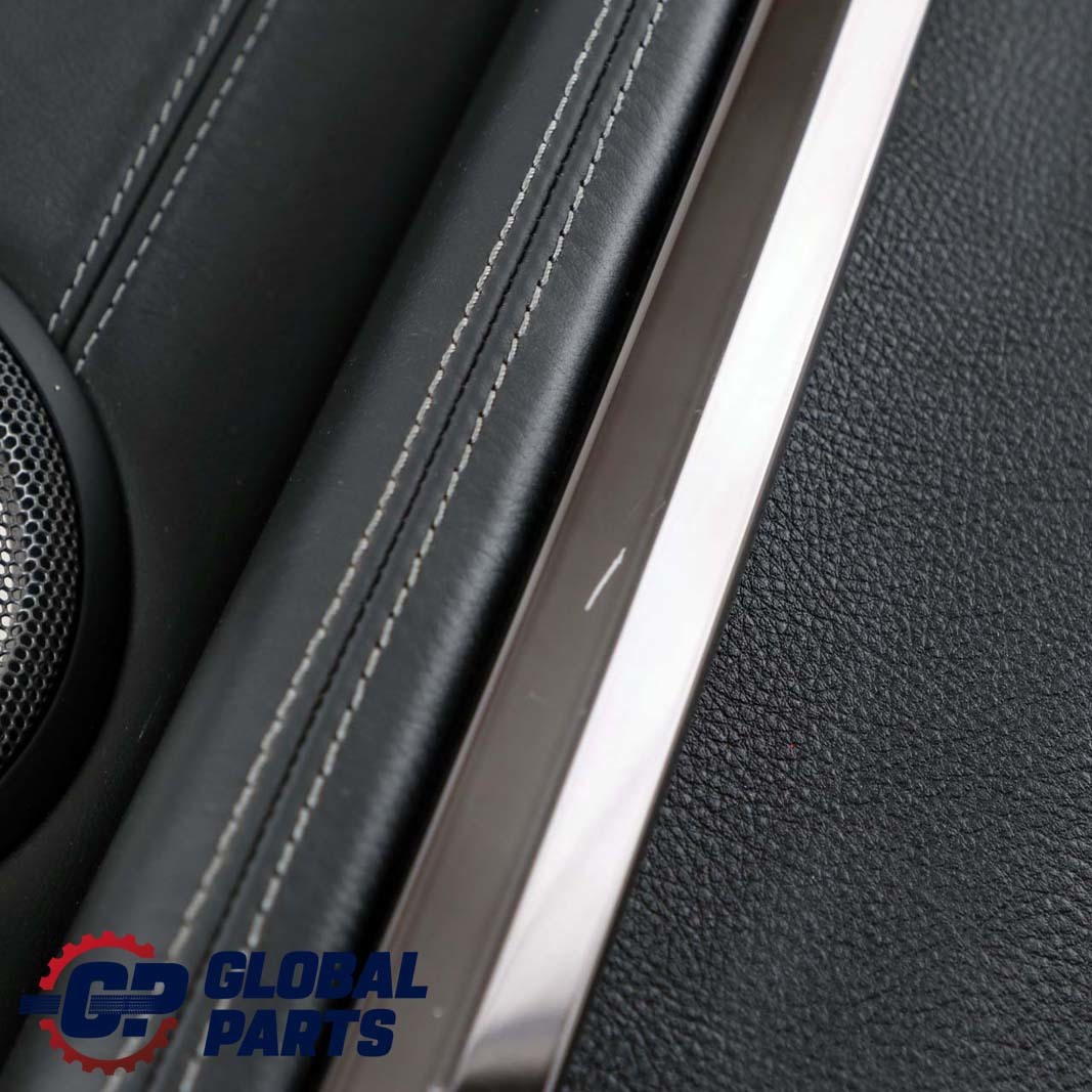 BMW 4 F82 M4 Rear Right O/S Hi-Fi Lateral Panel Lining Card Black Leather