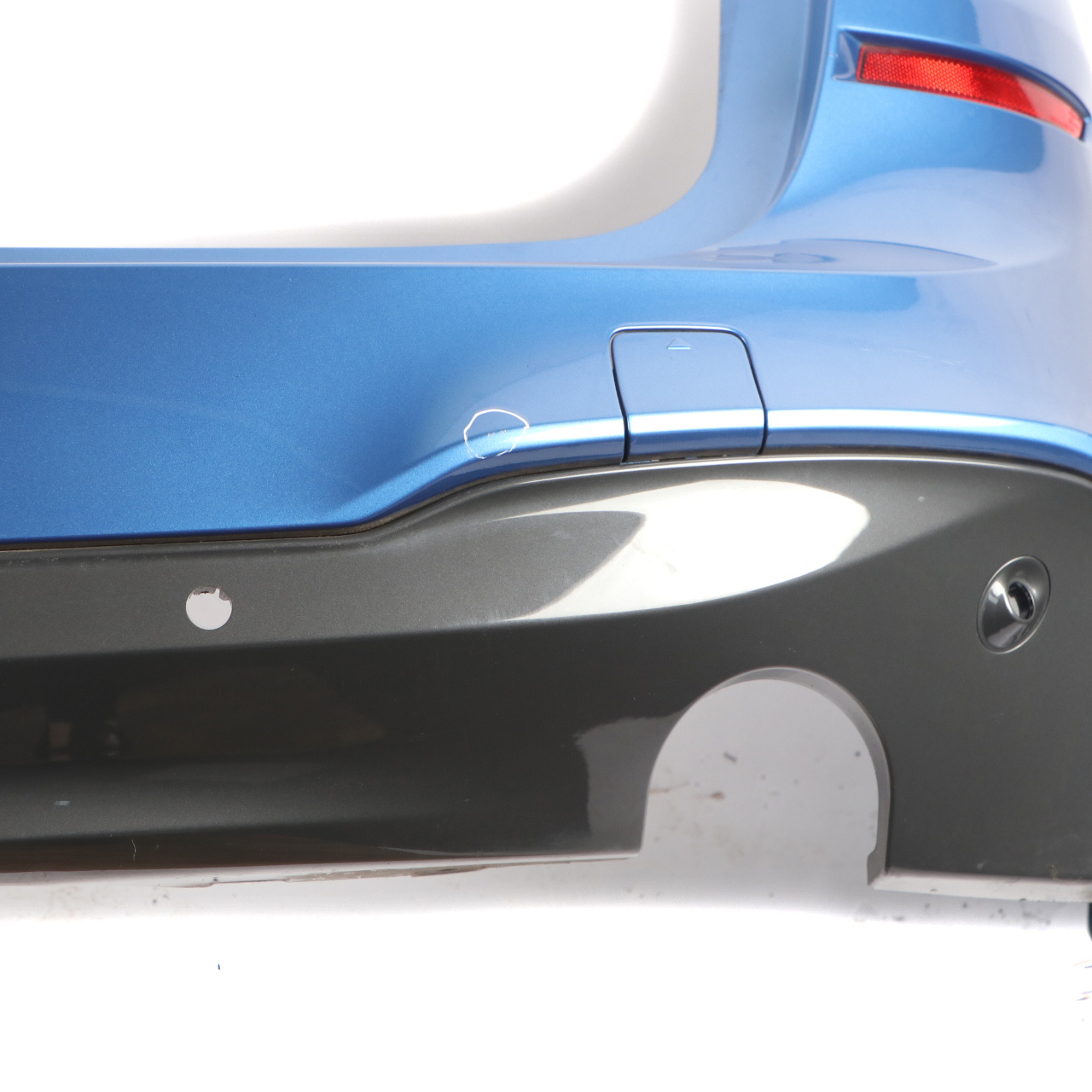 BMW F46 Bumper Rear Trim Panelling M Sport PDC Estorilblau Blue Metallic - B45