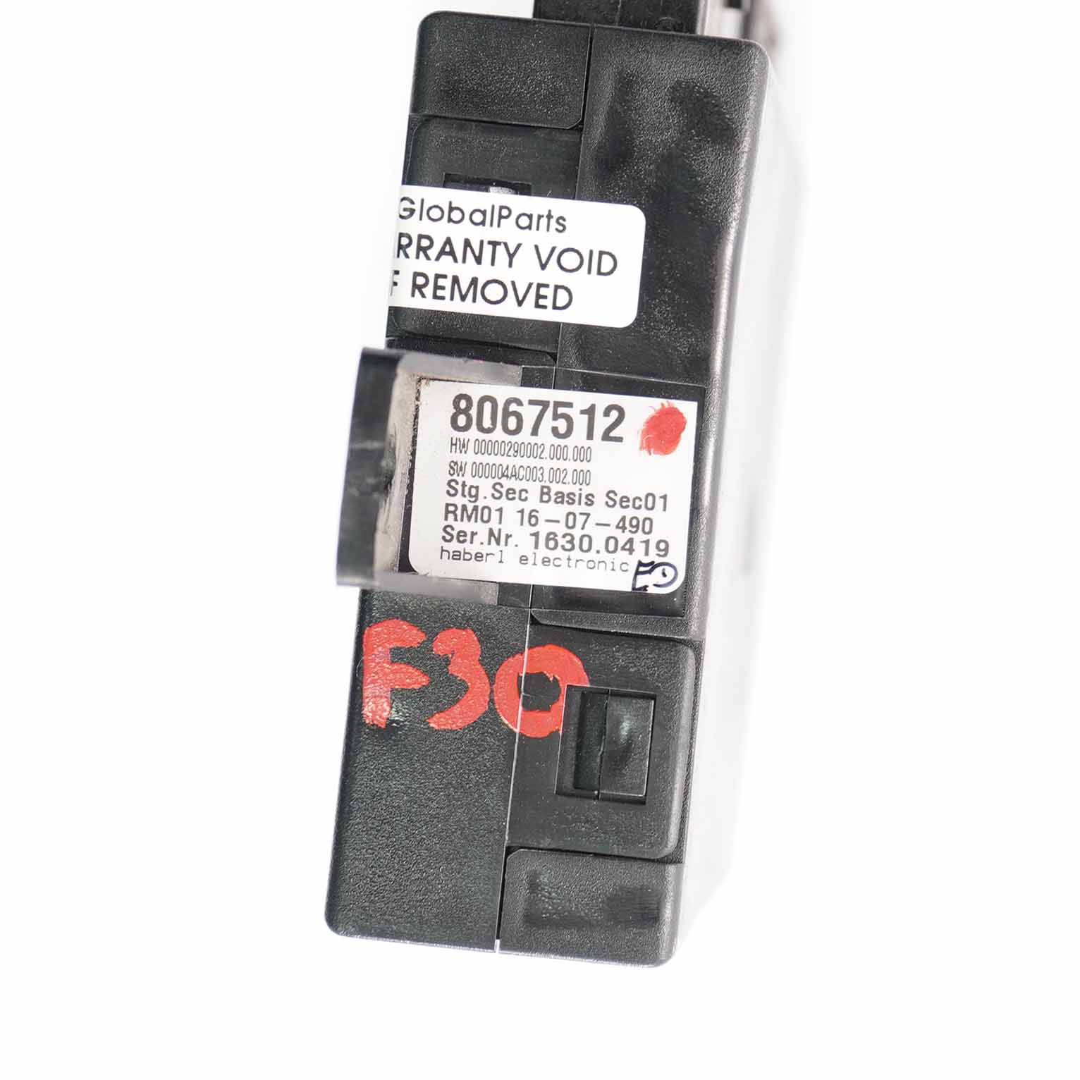 BMW F10 F11 F30 F31 Alarm System Unit Security Basis Module 8067512