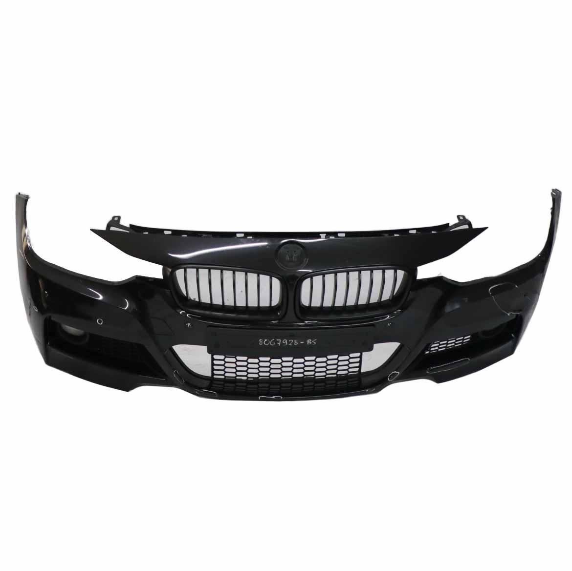 BMW F30 F31 M Sport Complete Front Bumper Trim Panel Black Sapphire - 475