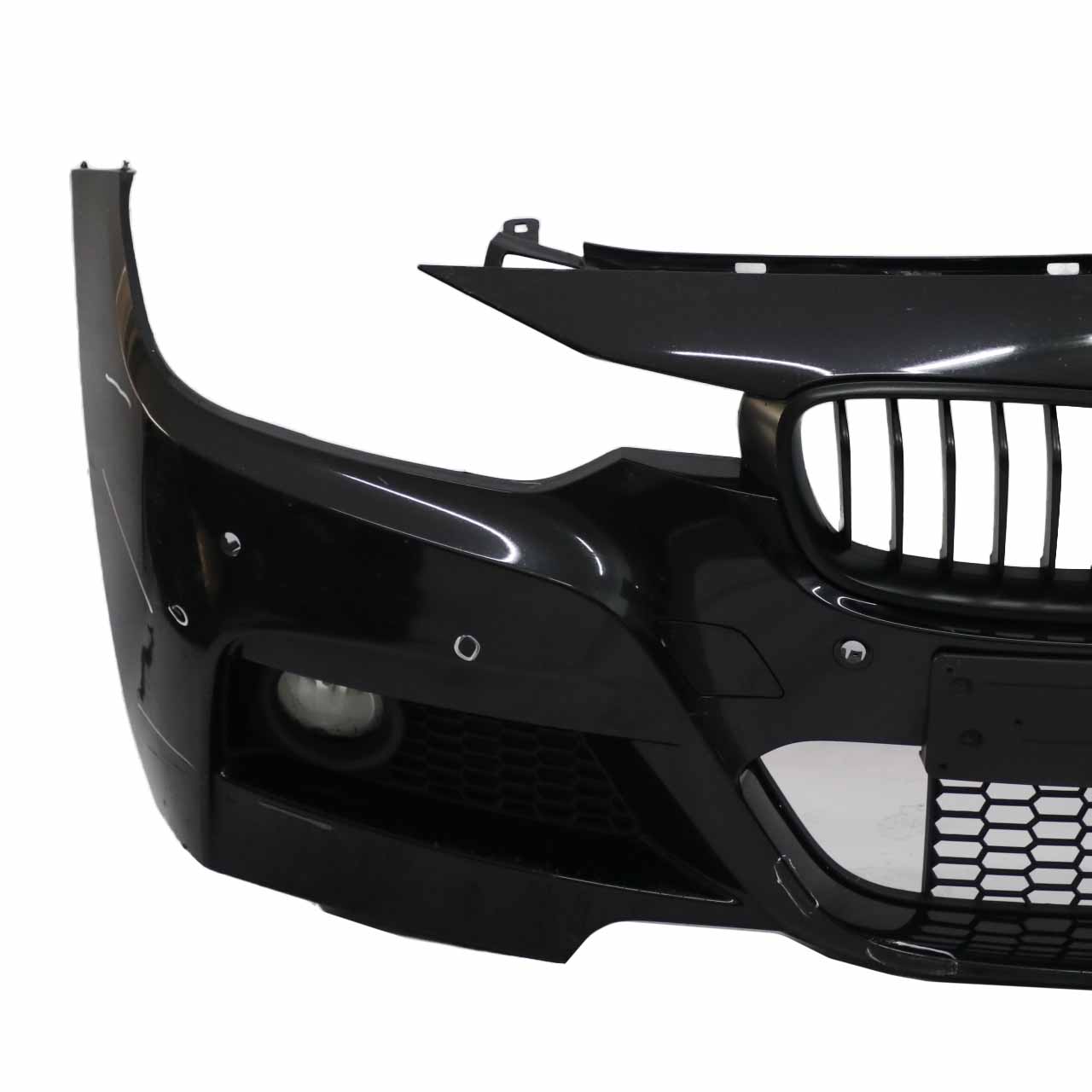 BMW F30 F31 M Sport Complete Front Bumper Trim Panel Black Sapphire - 475