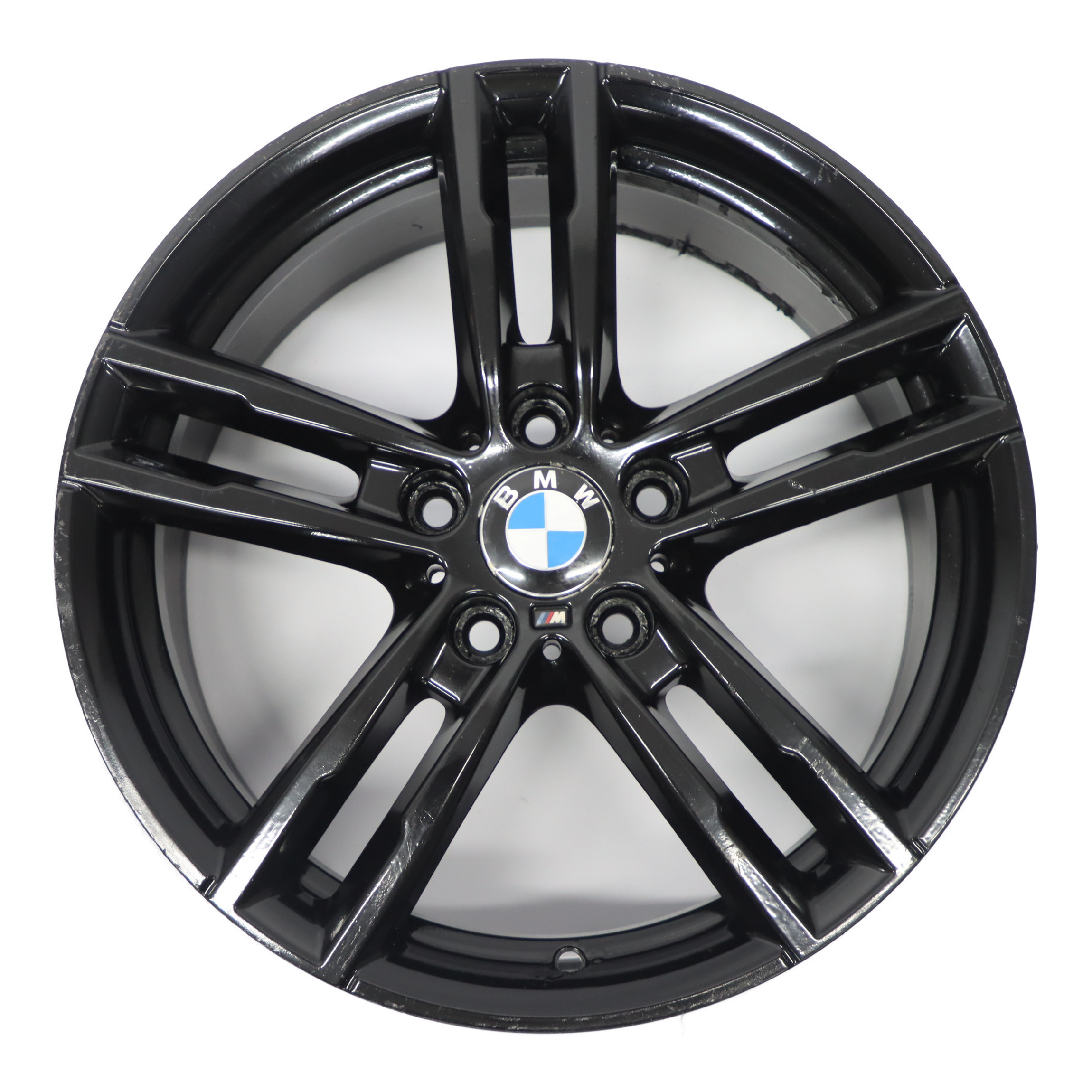 BMW F20 F21 Rear Black Alloy Wheel Rim 18" 8J ET:52 M Double Spoke 719 8074186