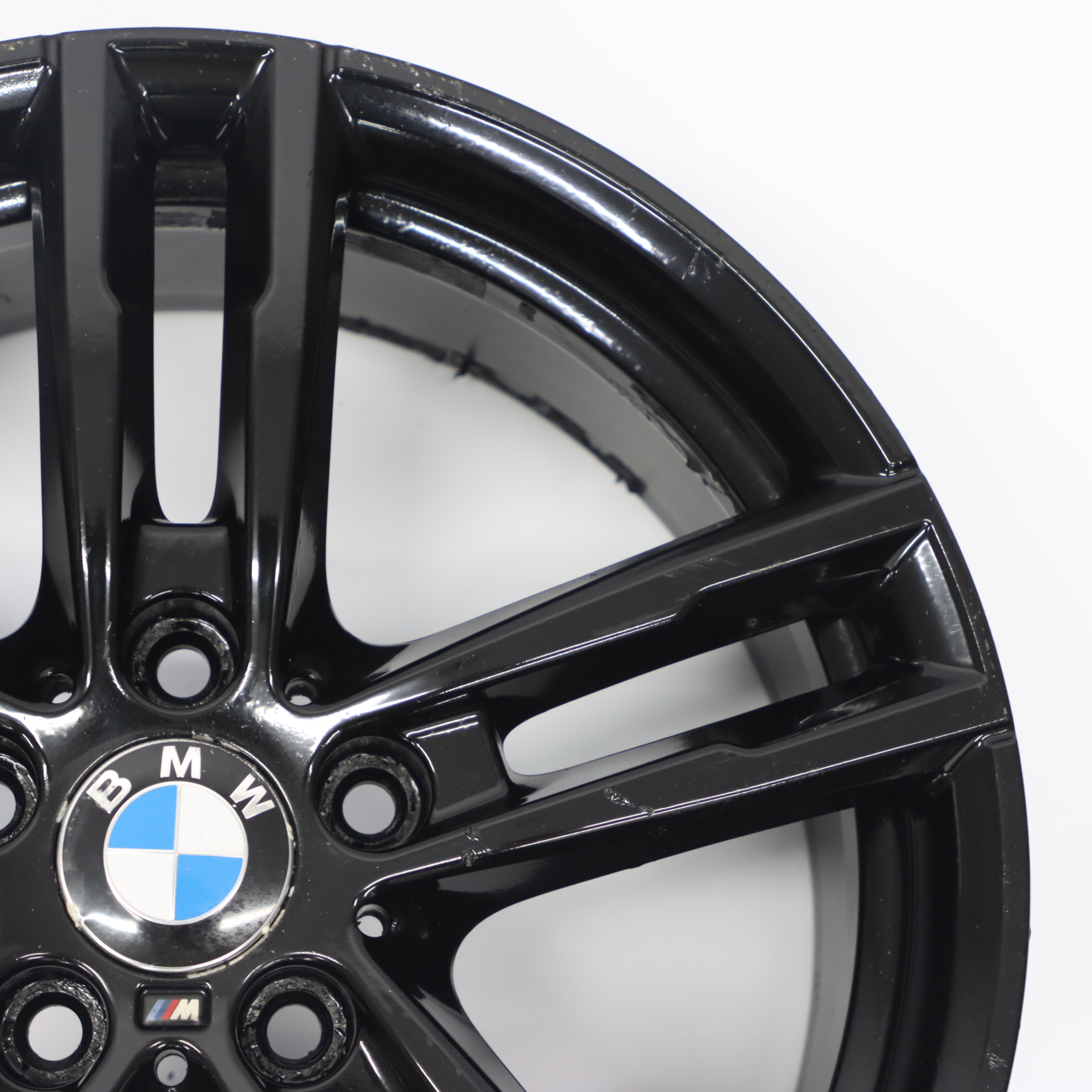 BMW F20 F21 Rear Black Alloy Wheel Rim 18" 8J ET:52 M Double Spoke 719 8074186