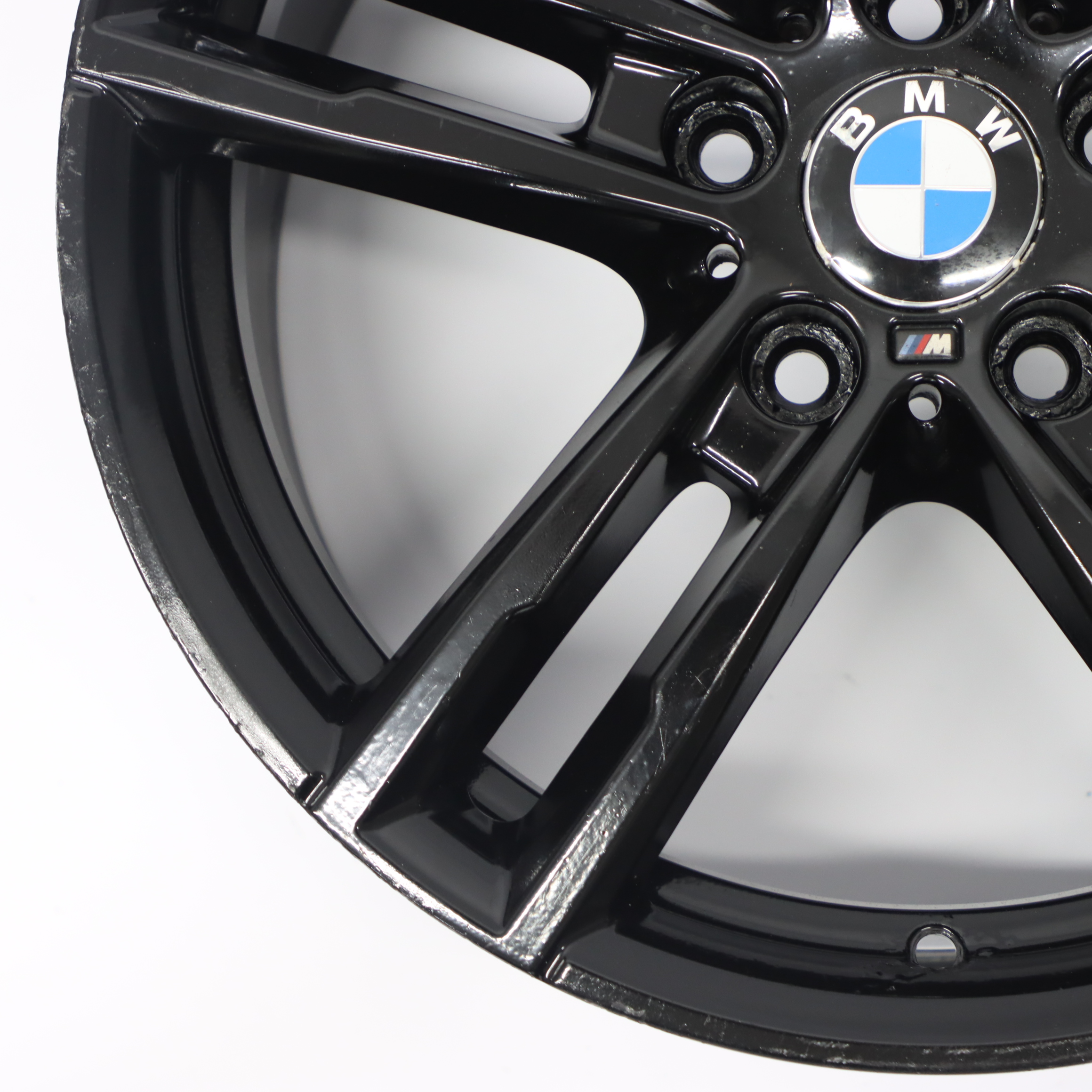 BMW F20 F21 Rear Black Alloy Wheel Rim 18" 8J ET:52 M Double Spoke 719 8074186