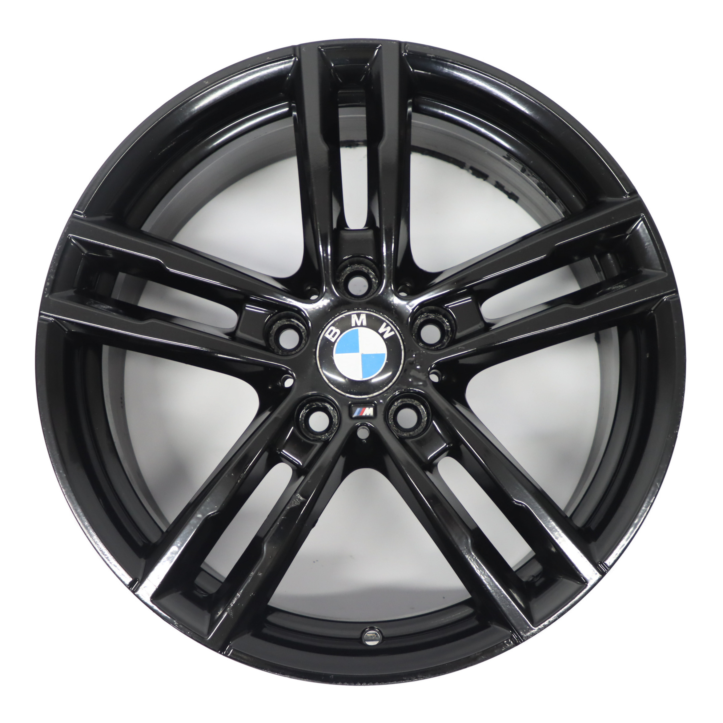 BMW F20 F21 Rear Black Alloy Wheel Rim 18" 8J ET:52 M Double Spoke 719 8074186