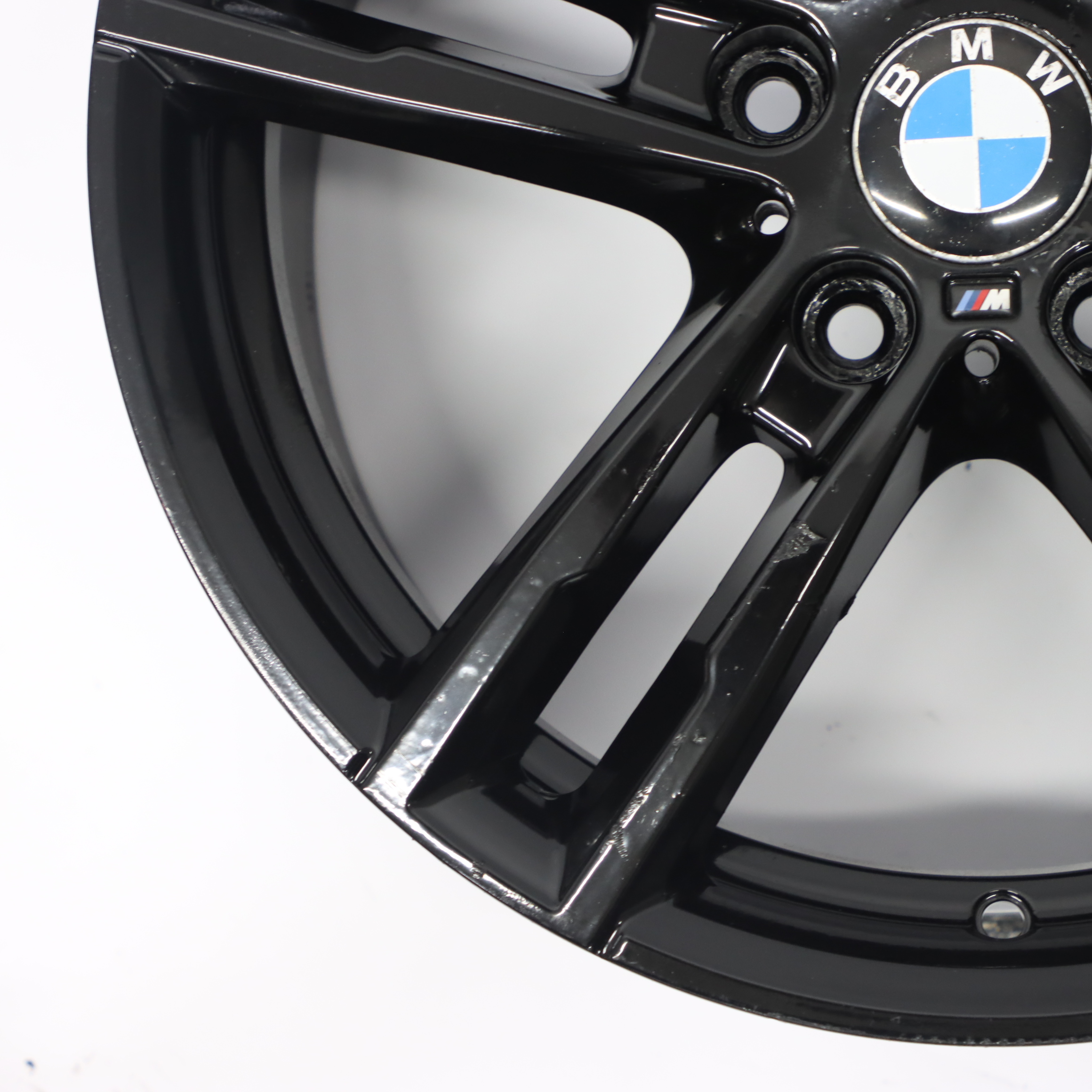 BMW F20 F21 Rear Black Alloy Wheel Rim 18" 8J ET:52 M Double Spoke 719 8074186