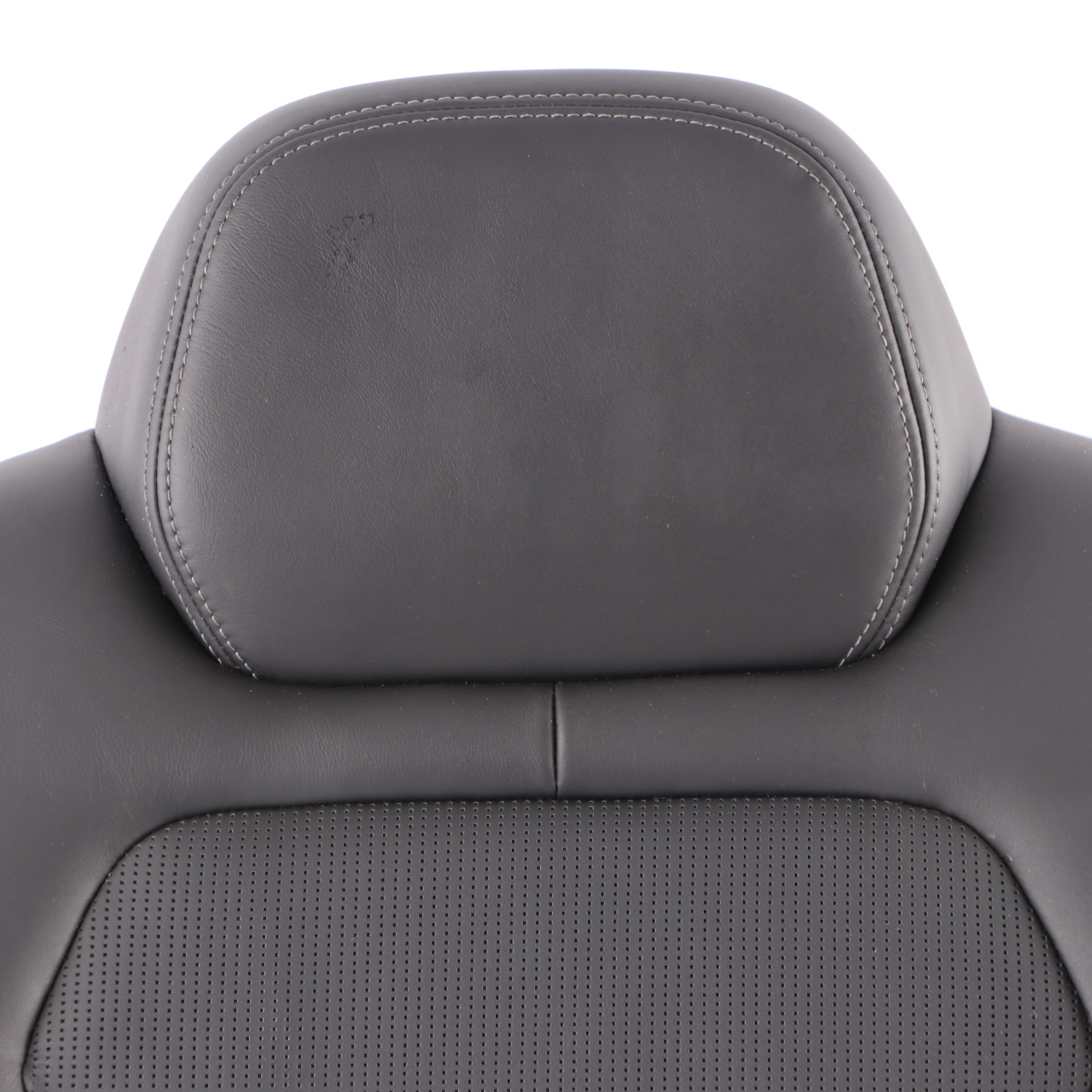 BMW F82 M4 Seat Backrest Black Leather Merino Rear Right O/S Back Seat Cover