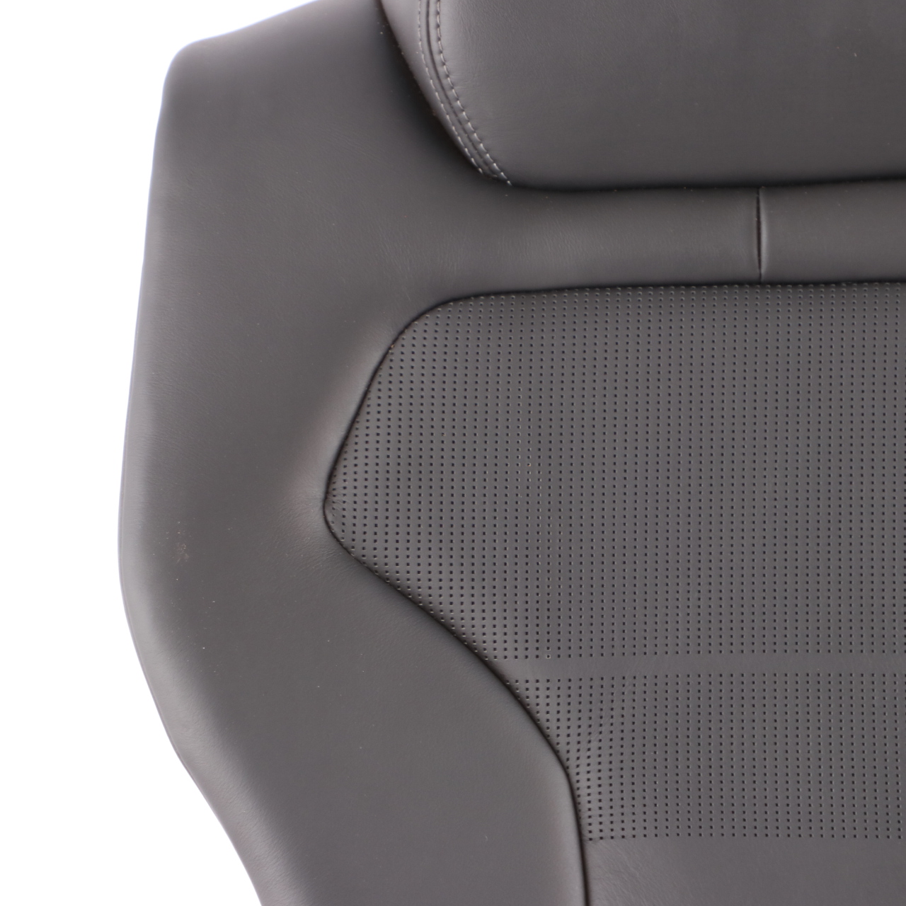 BMW F82 M4 Seat Backrest Black Leather Merino Rear Right O/S Back Seat Cover