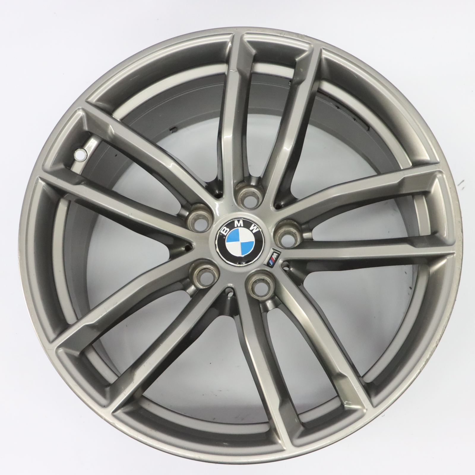 BMW G30 Rear Ferric Grey Alloy Wheel Rim 18" 9J ET:44 Double Spoke 662M 8093406