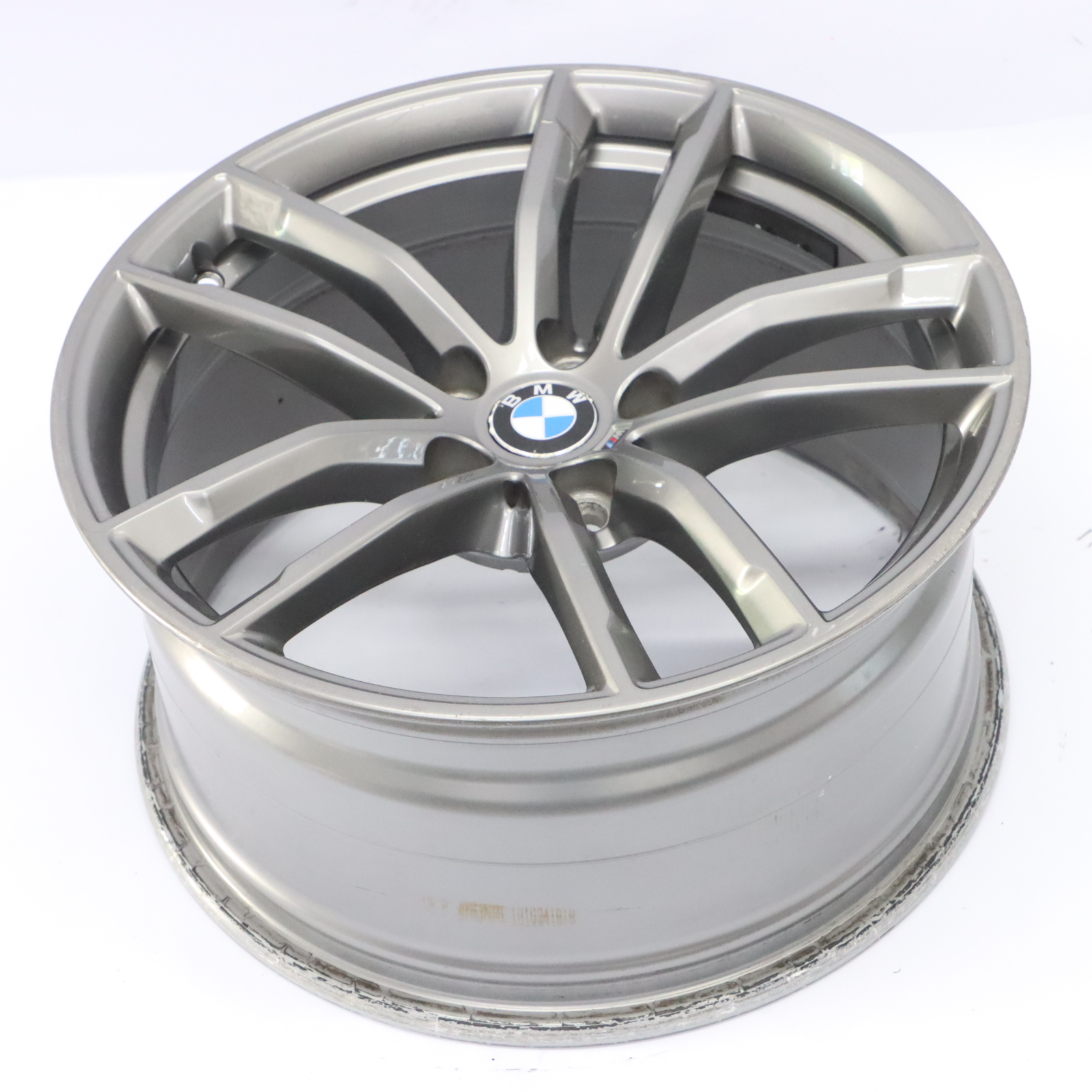 BMW G30 Rear Ferric Grey Alloy Wheel Rim 18" 9J ET:44 Double Spoke 662M 8093406