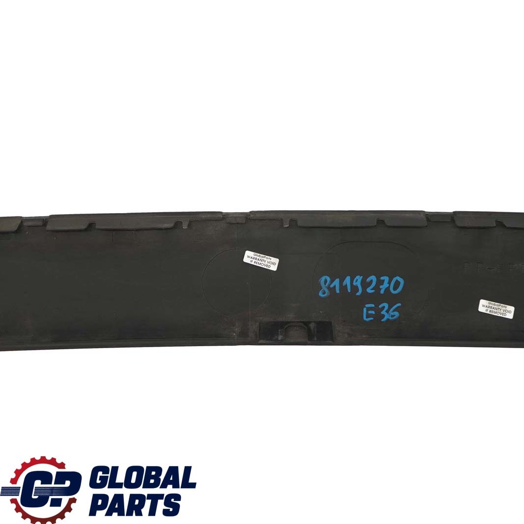 BMW 3 Series E36 Rear Bumper Cover Trim Panel Black 8119270 1977384