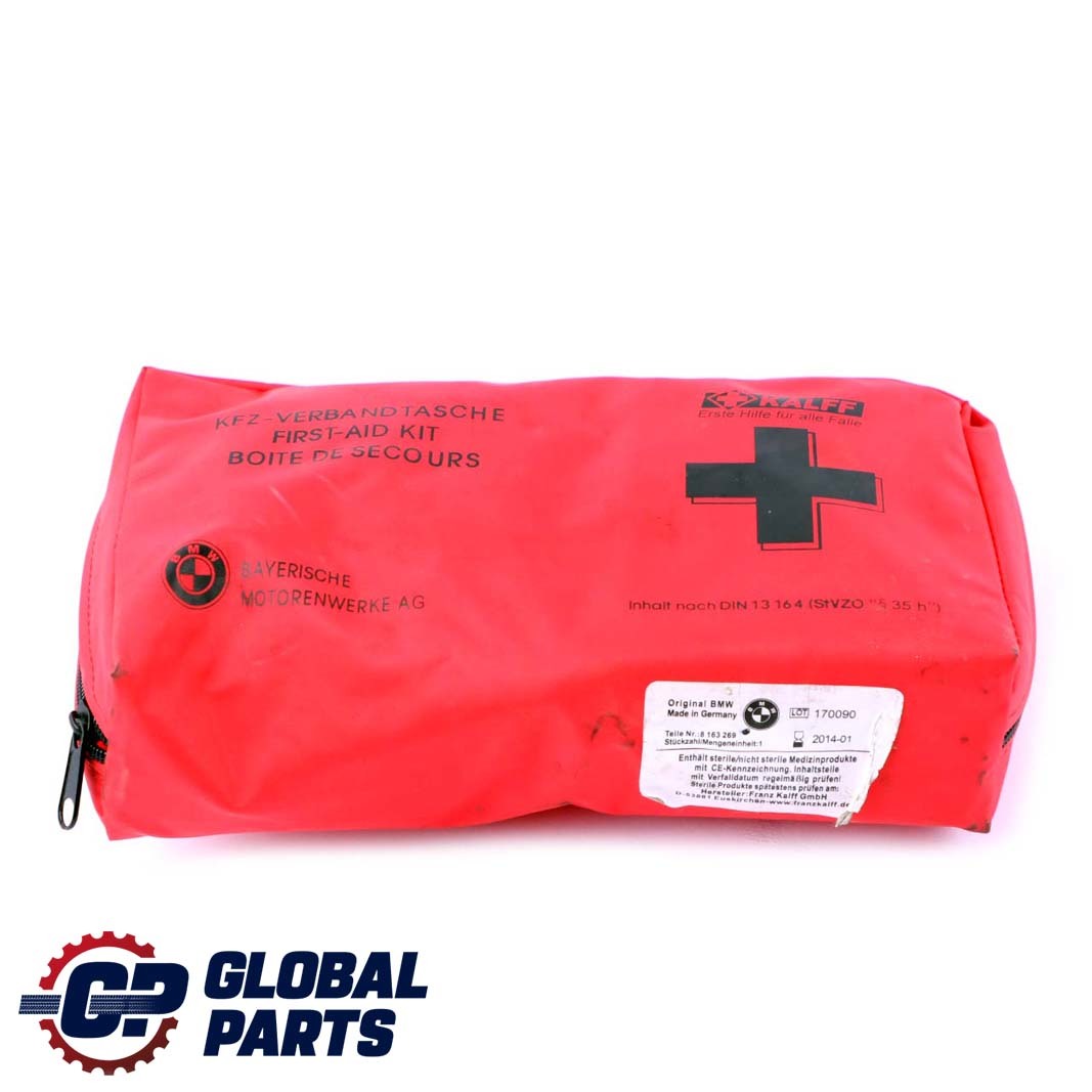 BMW Universal First Aid Emergency Medical Kit Pouch Red 2 8163269