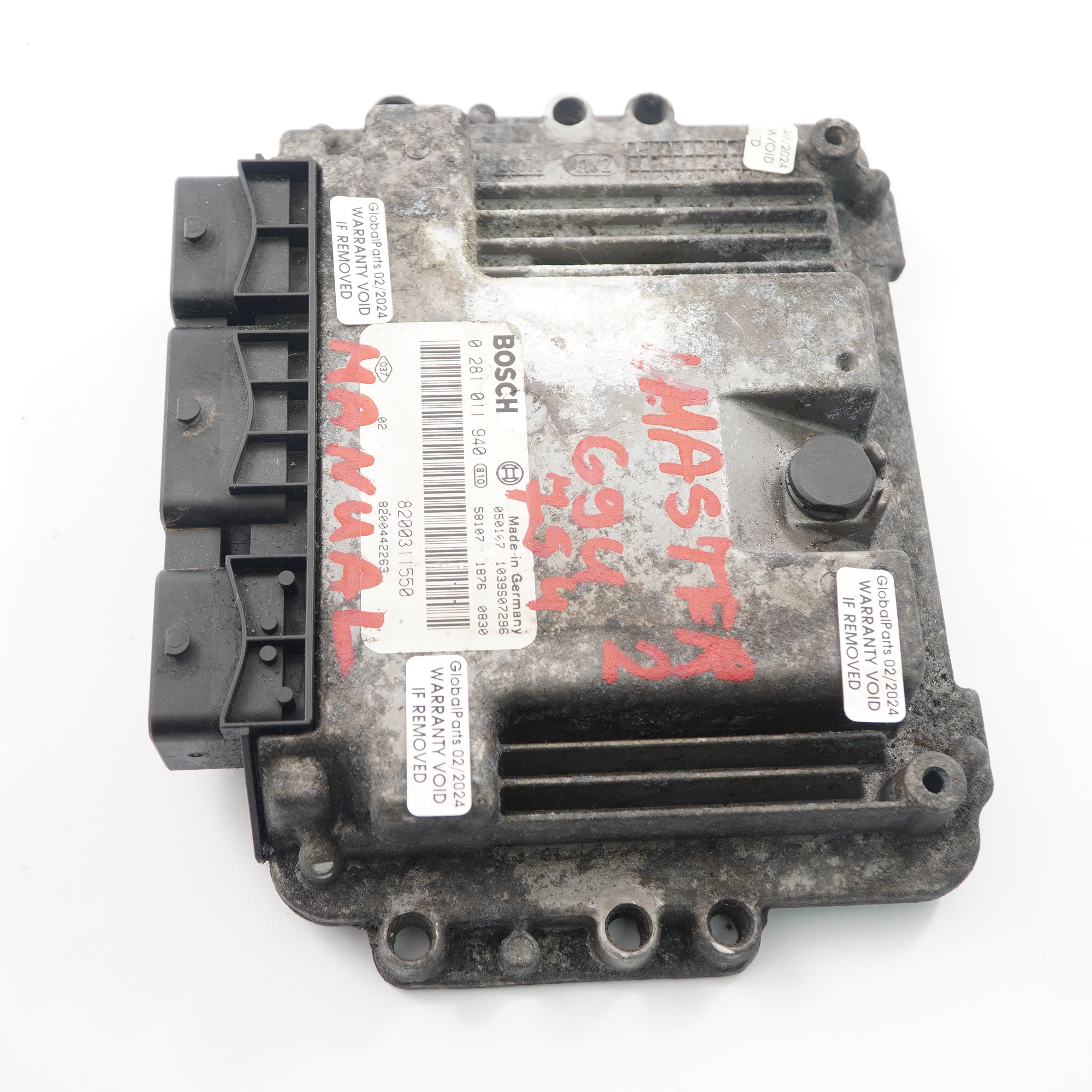 Renault Master 2 G9U 754 2.5 dCi Diesel Engine Unit ECU 8200311550 Manual