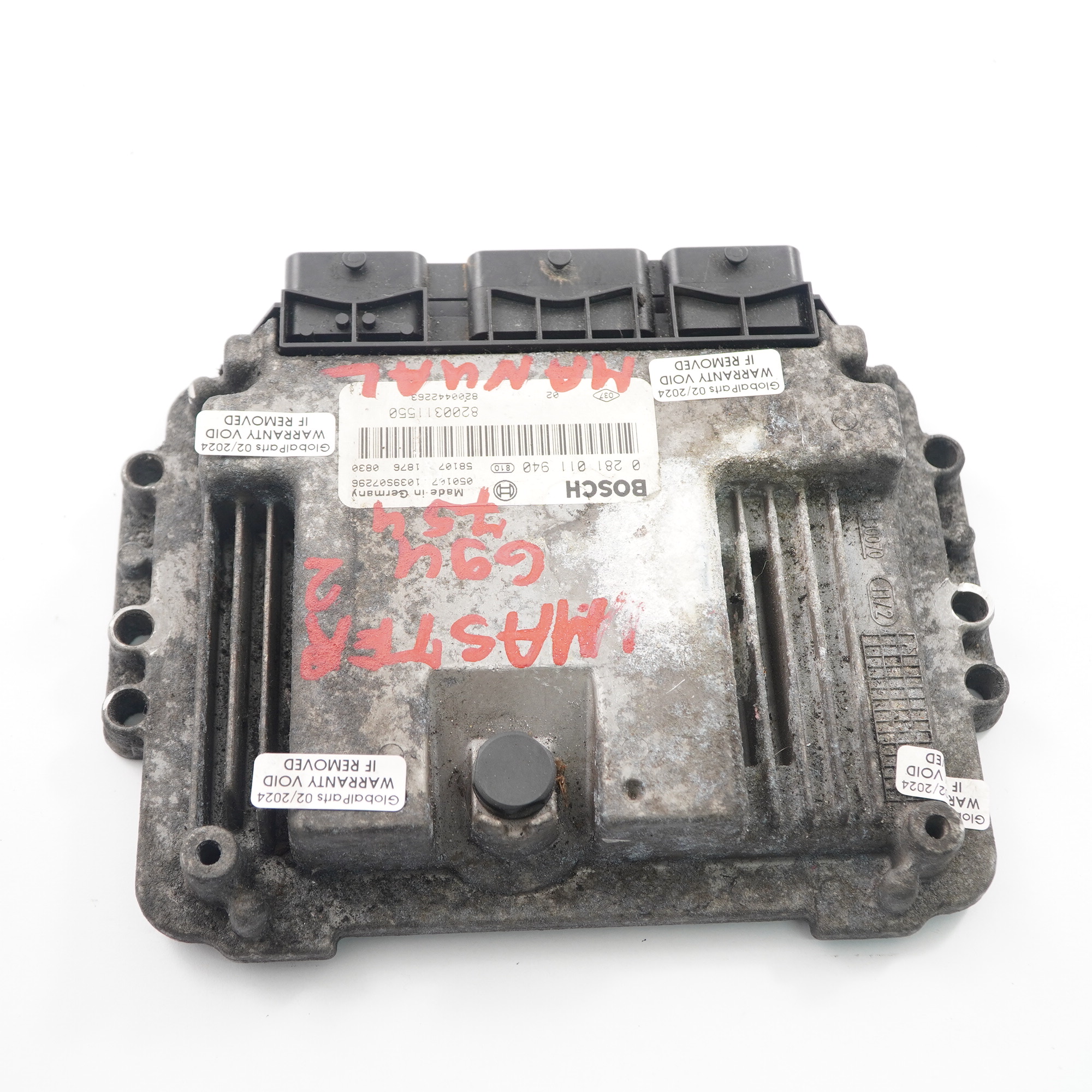 Renault Master 2 G9U 754 2.5 dCi Diesel Engine Unit ECU 8200311550 Manual