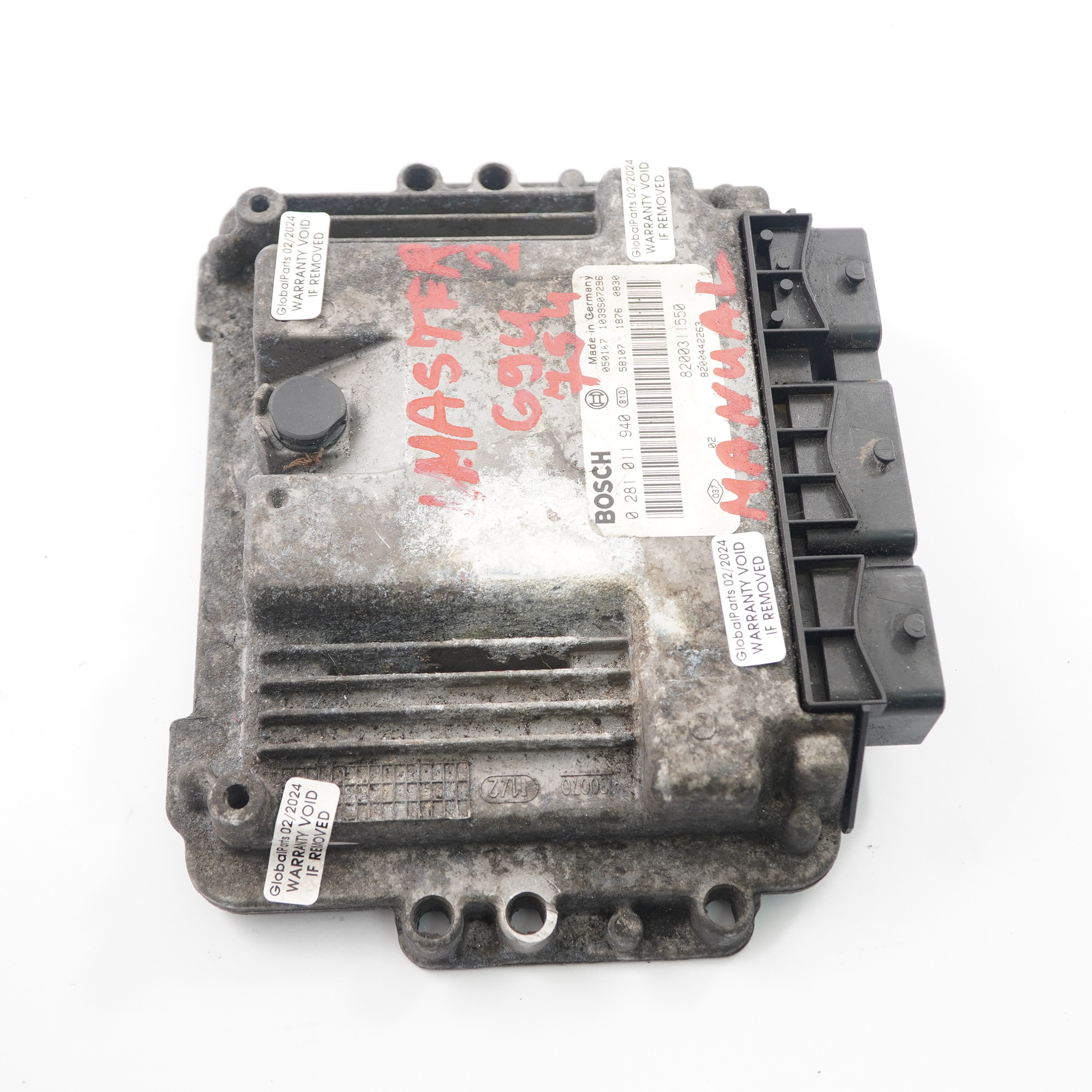 Renault Master 2 G9U 754 2.5 dCi Diesel Engine Unit ECU 8200311550 Manual