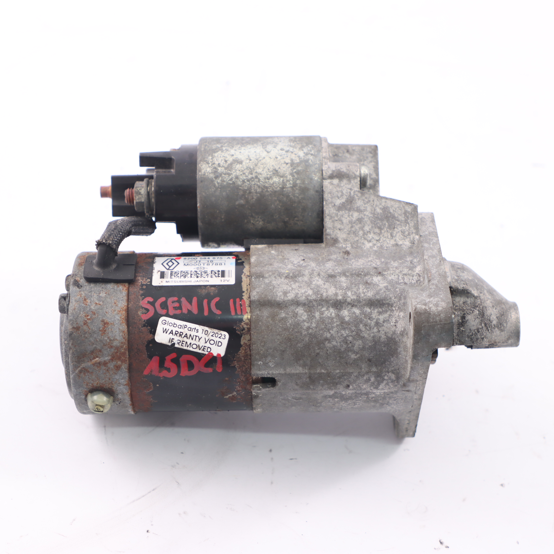 Renault Scenic 1.5 DCi Diesel Starter Motor Actuator Valeo 8200584675A