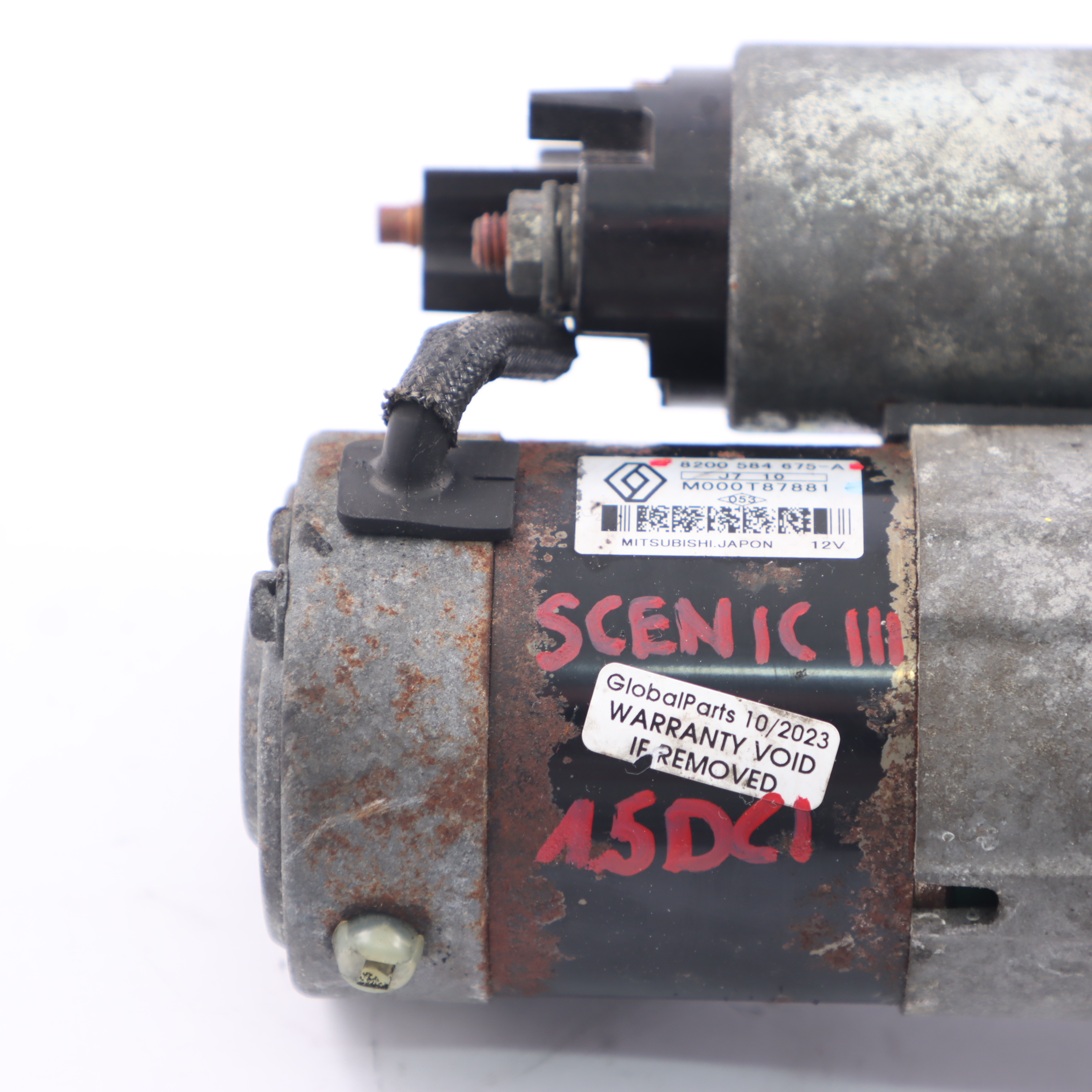 Renault Scenic 1.5 DCi Diesel Starter Motor Actuator Valeo 8200584675A