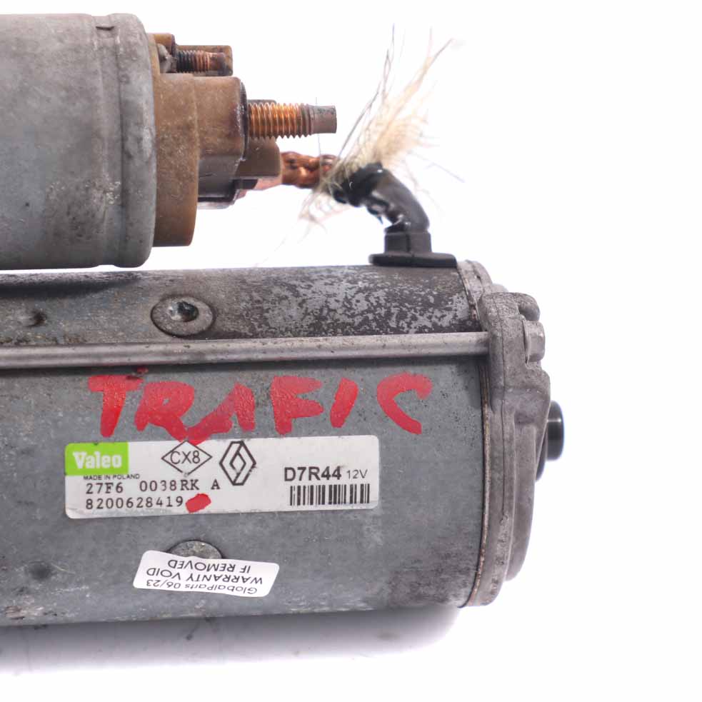 Renault Trafic Scenic 1.9 DCI Diesel Starter Motor Valeo 8200628419