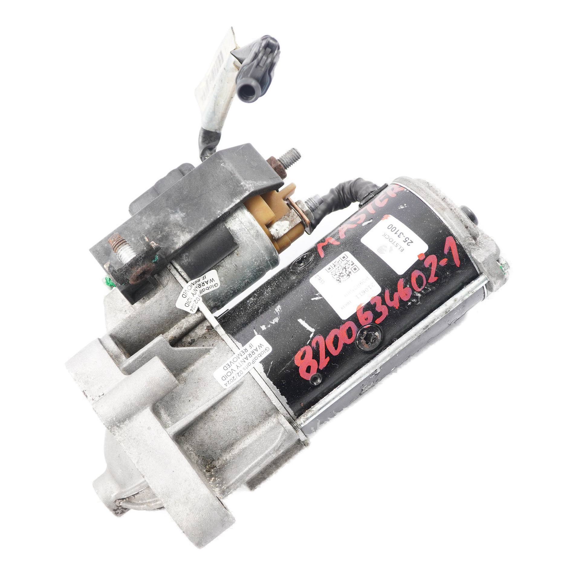 Renault Master II Trafic II 2.5 dCi Engine Starter Motor Elstock 8200634602 