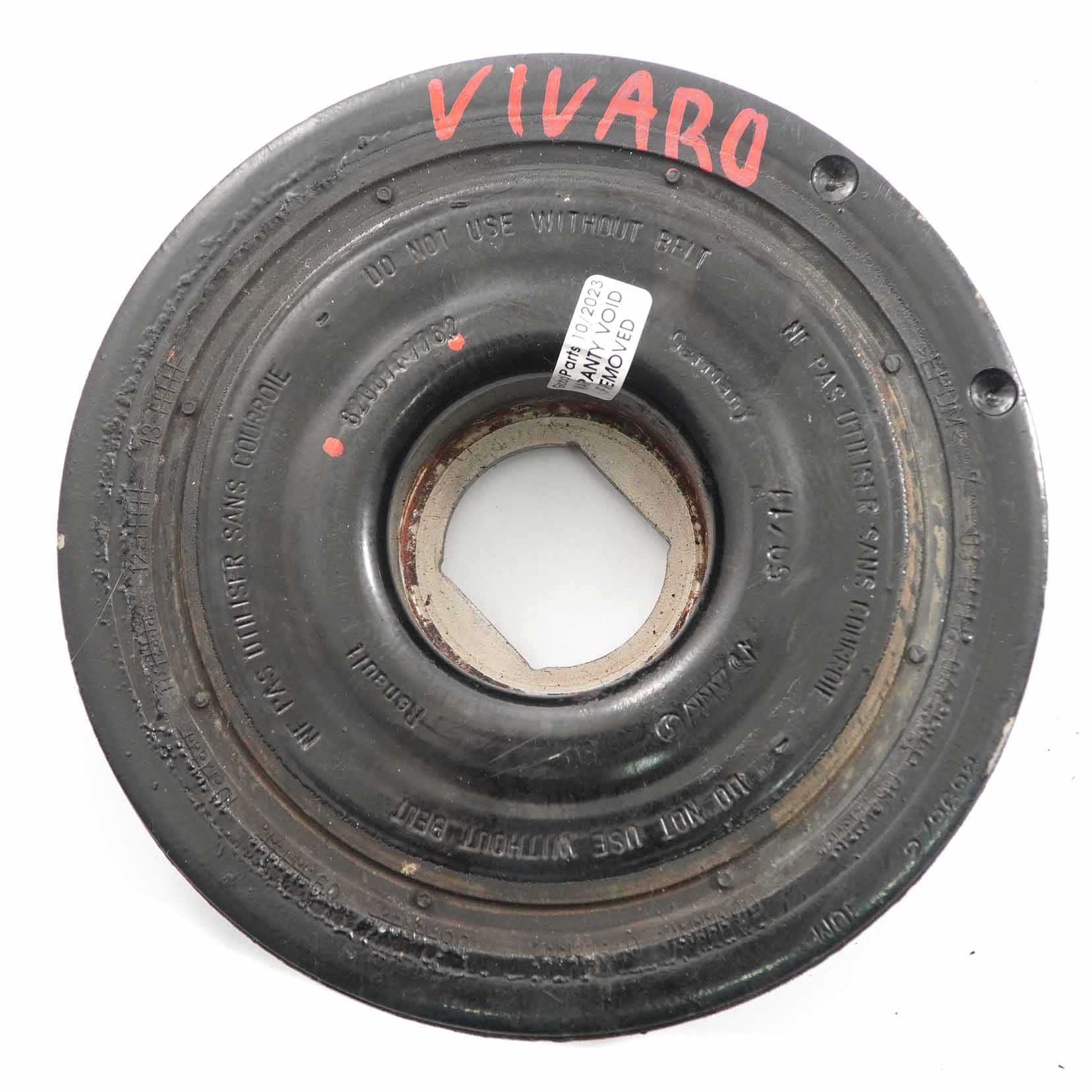 Renault Trafic II Vivaro B 2.0 DCI Diesel Engine Crankshaft Pulley 8200767762