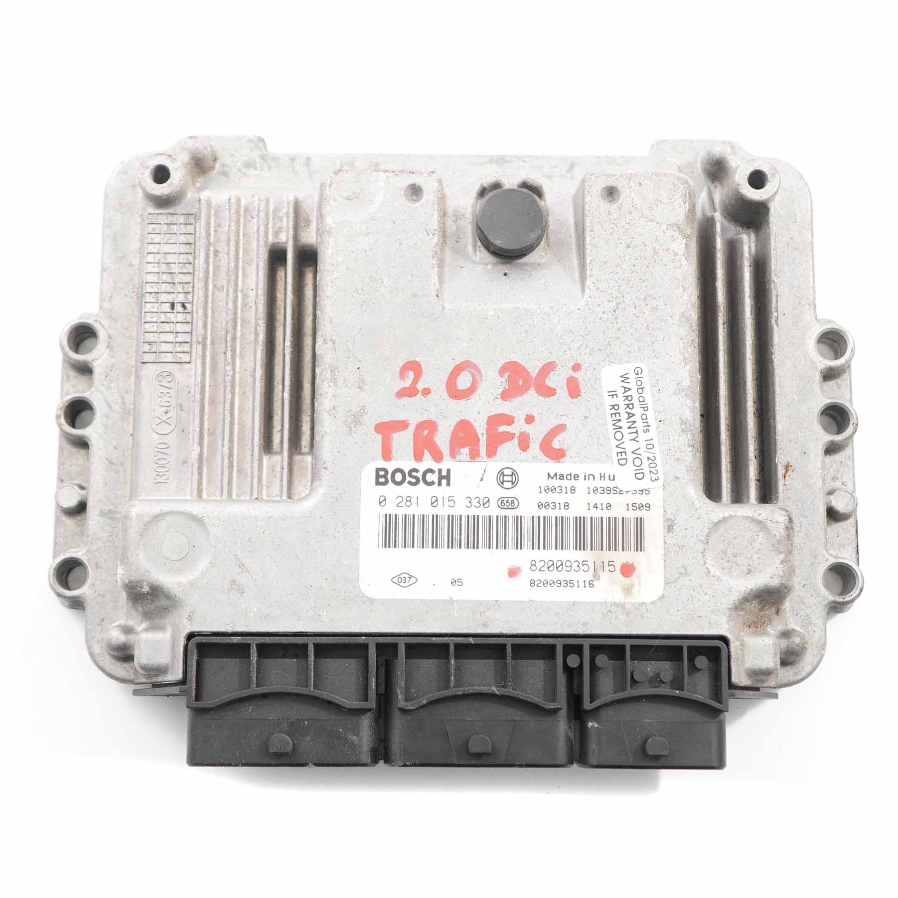 Renault Trafic F83 M9R 2.0 DCI Engine Control Unit Module ECU 8200935115 Manual