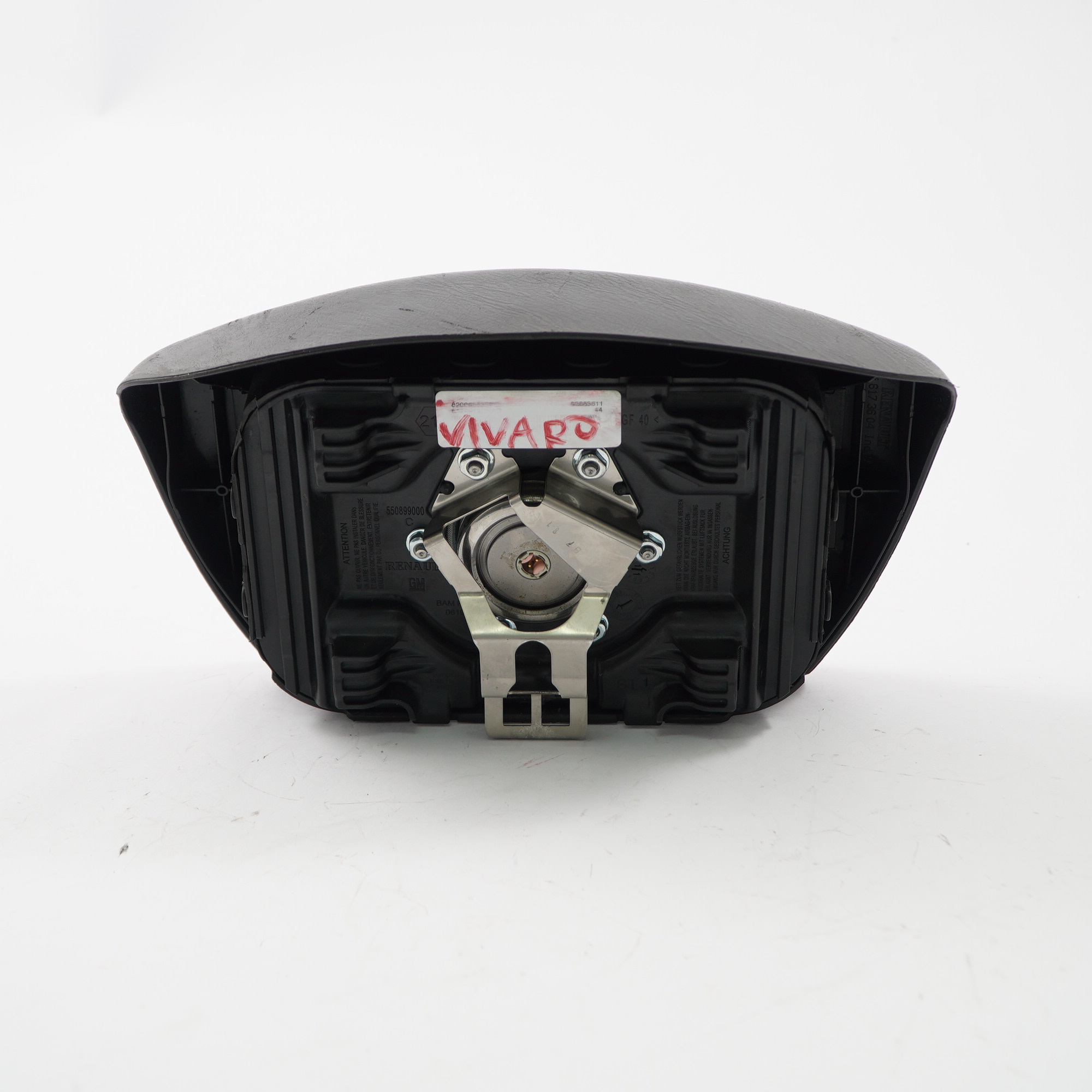 Vauxhall Vivaro A Steering Wheel Air Bag Driver Module Airbag Black 8200968359