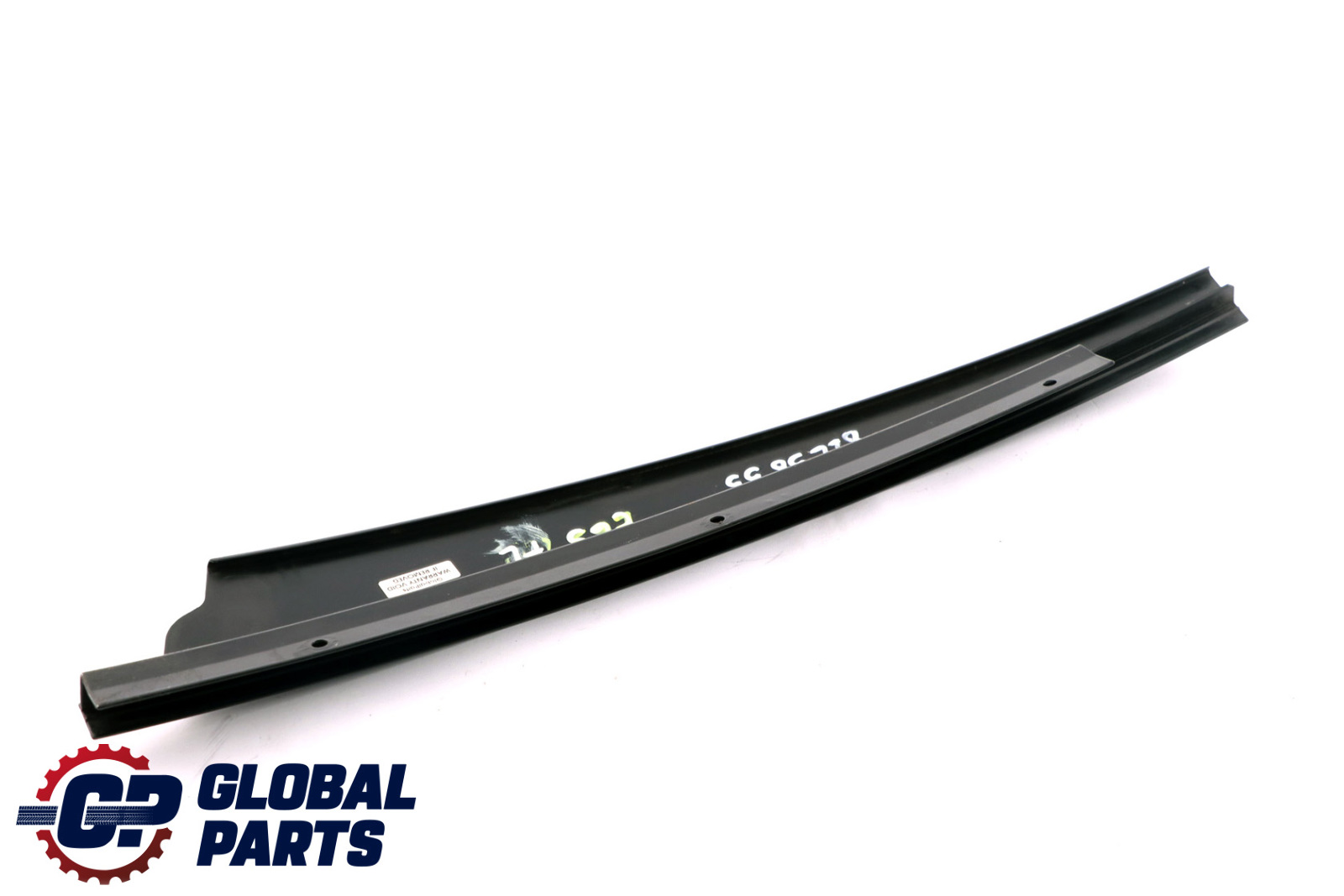 BMW 7 Series E65 E66 Finisher Window Frame B-Pillar Front Left N/S Door Black