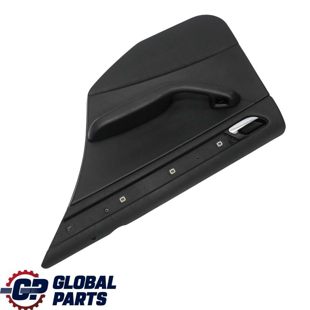 BMW 3 E46 Saloon Rear Right O/S Trim Panel Door Card Leather Montana Black