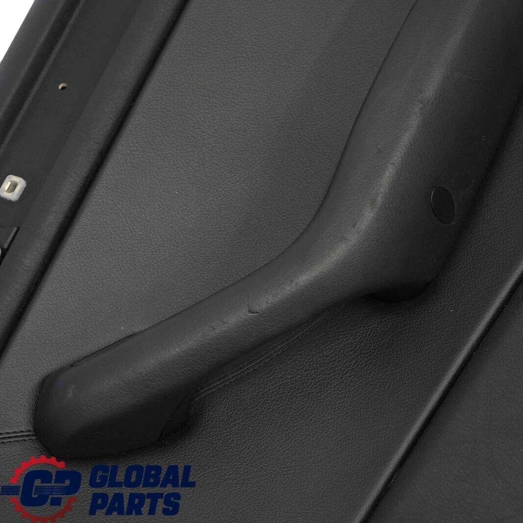 BMW 3 E46 Saloon Rear Right O/S Trim Panel Door Card Leather Montana Black