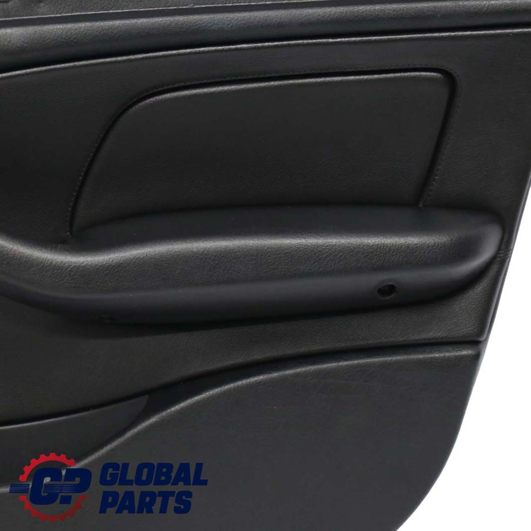 BMW E46 Saloon Touring Front Right O/S Trim Panel Door Card Leather Black