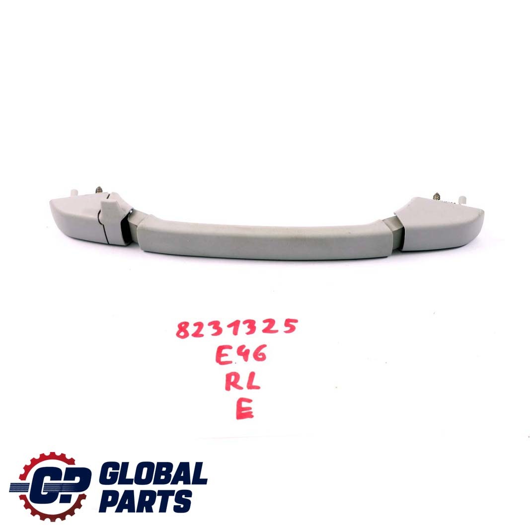 BMW 3 E46 Roof Grab Handle ITS Headlining Rear Left N/S Light Grey 8231325