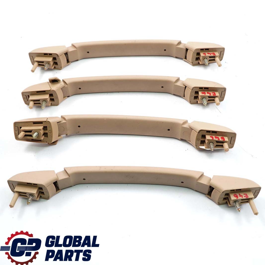 BMW E46 Roof Grab Handle ITS Headlining Front Rear Left Right N/O/S Set Beige