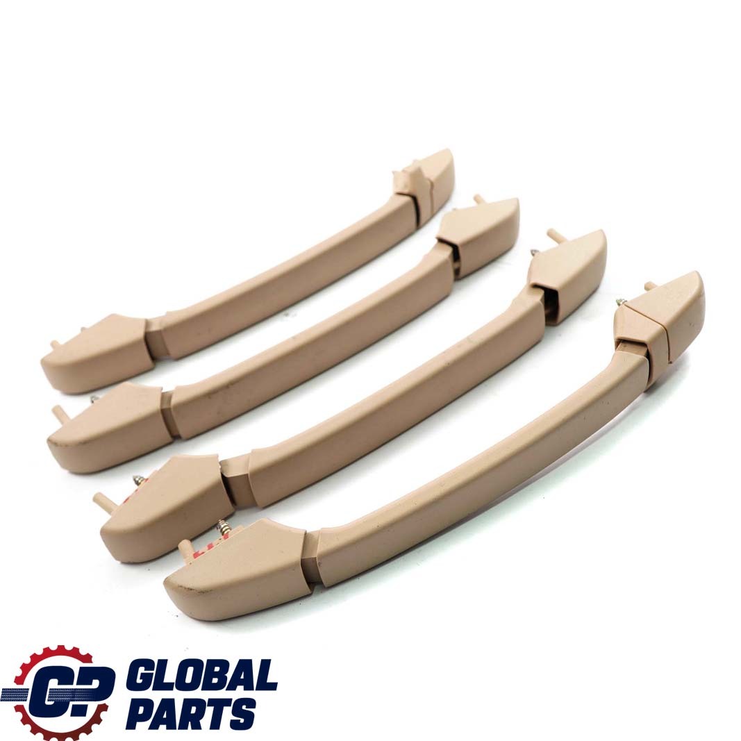 BMW E46 Roof Grab Handle ITS Headlining Front Rear Left Right N/O/S Set Beige