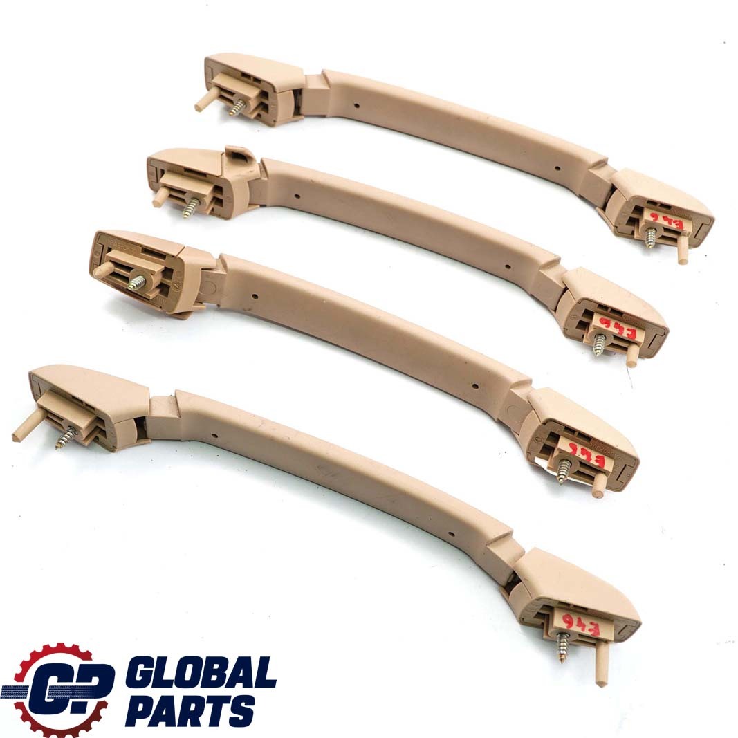 BMW E46 Roof Grab Handle ITS Headlining Front Rear Left Right N/O/S Set Beige