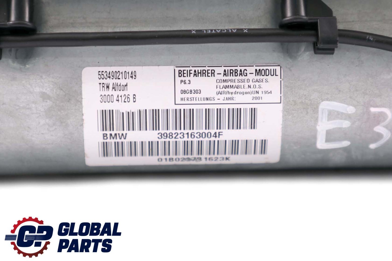 BMW 5 Series E39 Bag Module For Passenger Side N/S 8231630