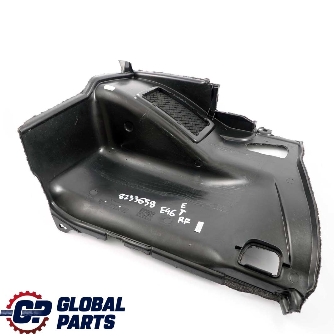 BMW E46 Touring Boot Trunk Lateral Right O/S Trim Panel Anthracite 8208374