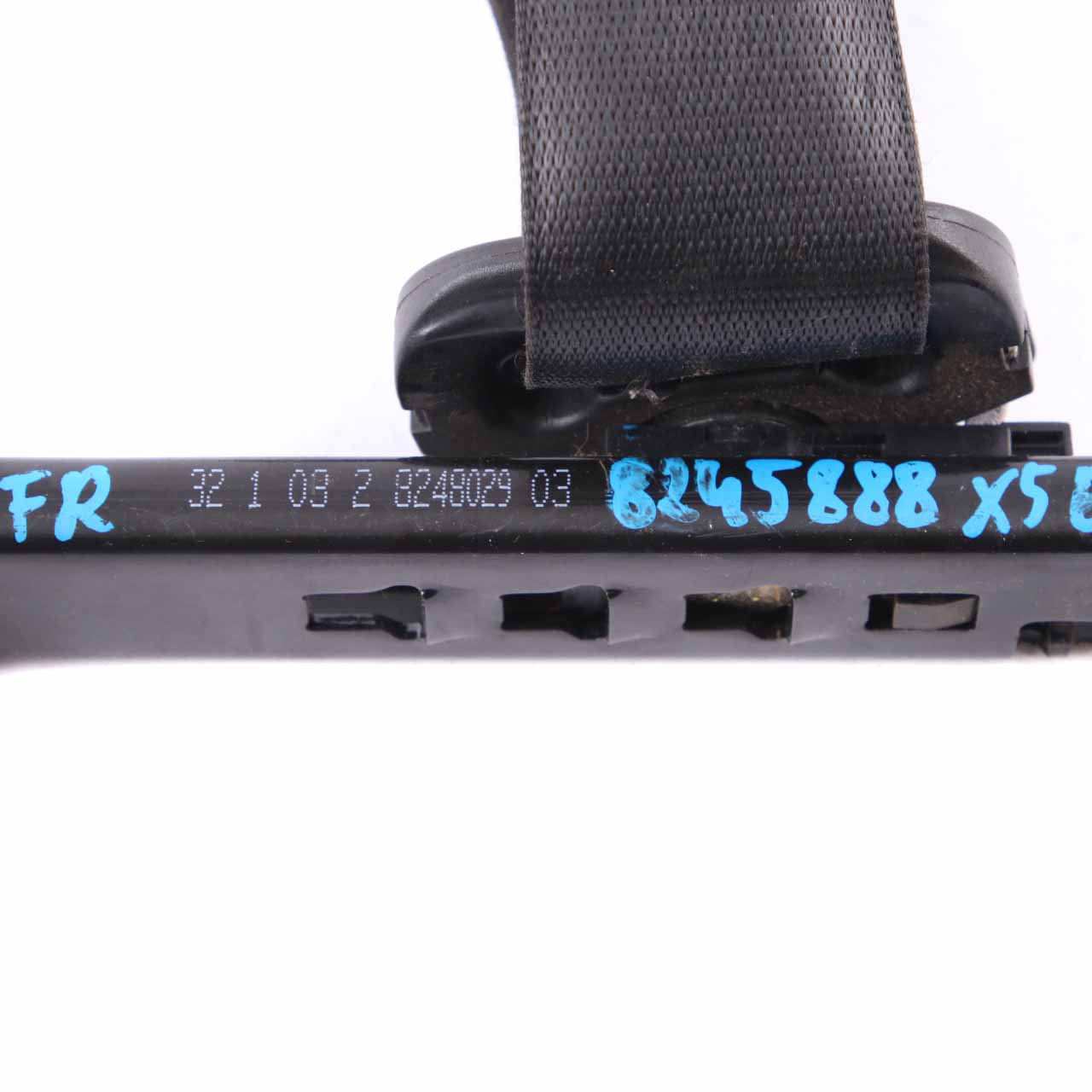 BMW X5 E53 Seatbelt Upper Belt Front Right O/S Black 8245888