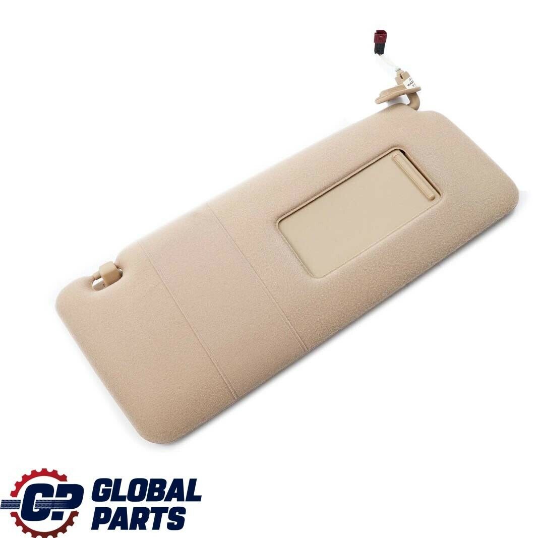 BMW X5 Series E53 Sun Visor Mirror Make-Up Lamp Right O/S Hellbeige Light Beige