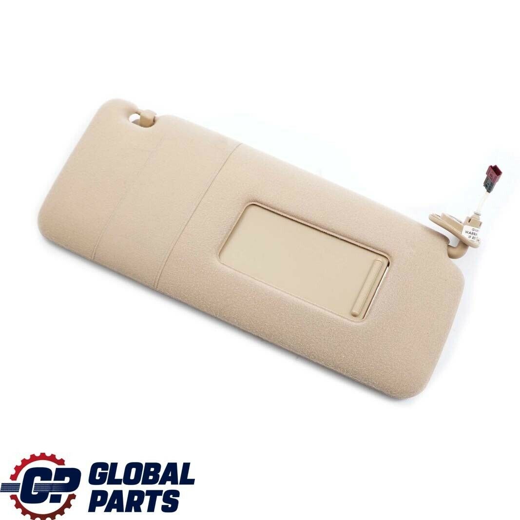 BMW X5 Series E53 Sun Visor Mirror Make-Up Lamp Right O/S Hellbeige Light Beige