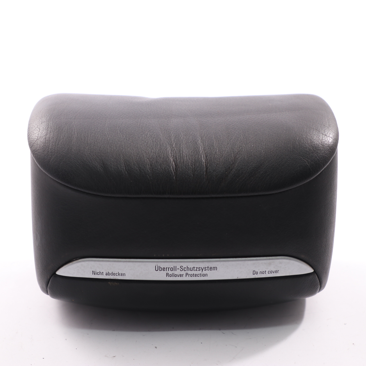 BMW E46 Convertible Rear Seat Left Right N/O/S Headrest Leather Black