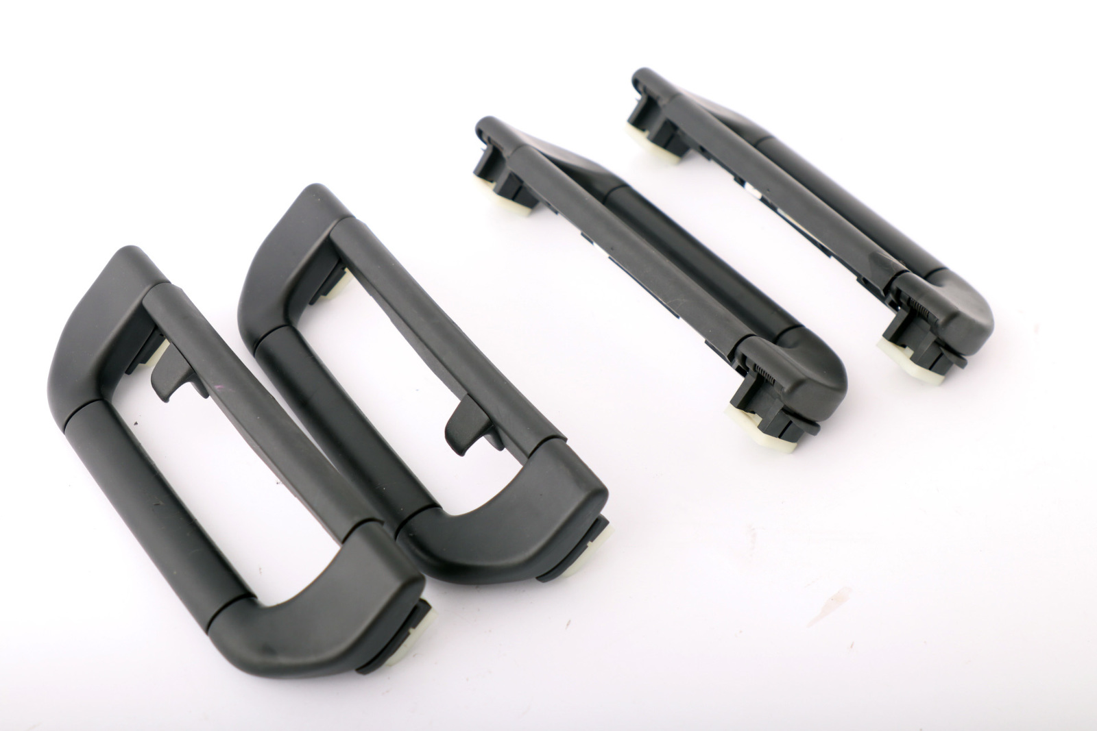 BMW X5 Series E53 Black Interior Over Head Liner Grab Handle Set 8257226