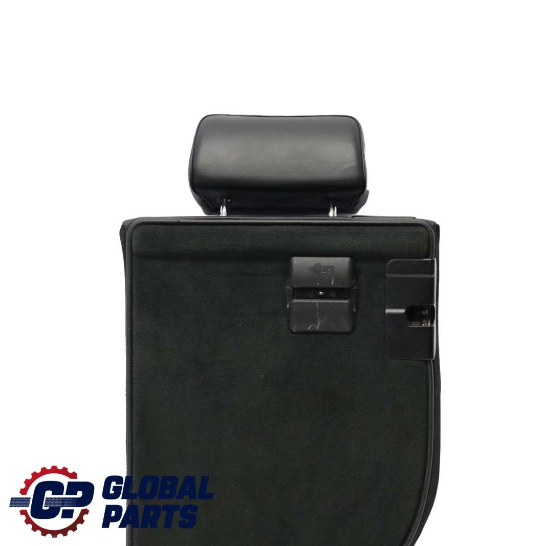 BMW 3 E46 Touring Rear Seat Right O/S Backrest Cover Leather Montana Schwarz