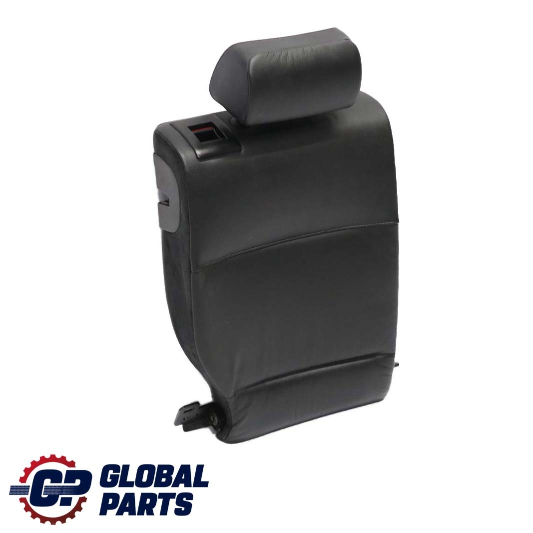 BMW 3 E46 Touring Rear Seat Right O/S Backrest Cover Leather Montana Schwarz