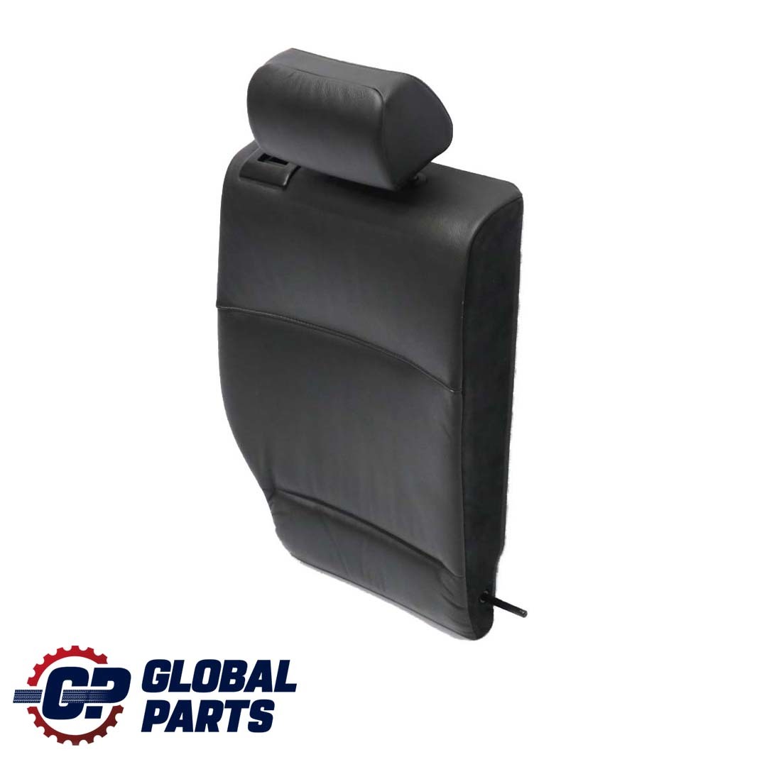 BMW 3 E46 Touring Rear Seat Right O/S Backrest Cover Leather Montana Schwarz