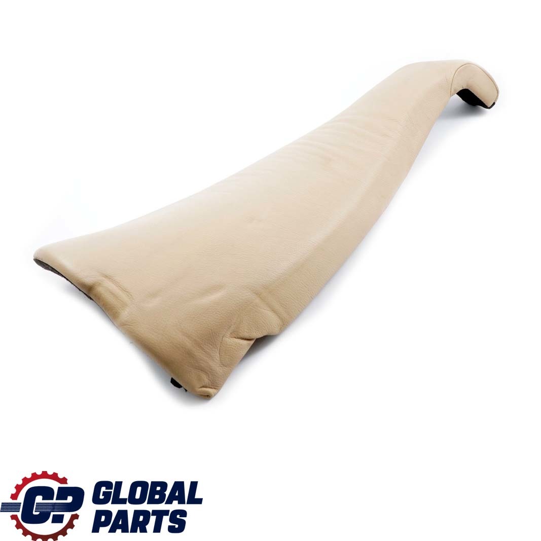 BMW X5 Series E53 Beige Leather Lateral Seat Side Panel Cover Rear Right O/S