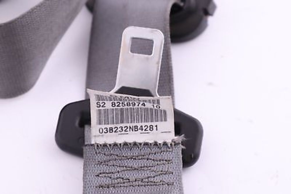 BMW X5 E53 Seatbelt Upper Safety Belt Front Right O/S Grey 8258974